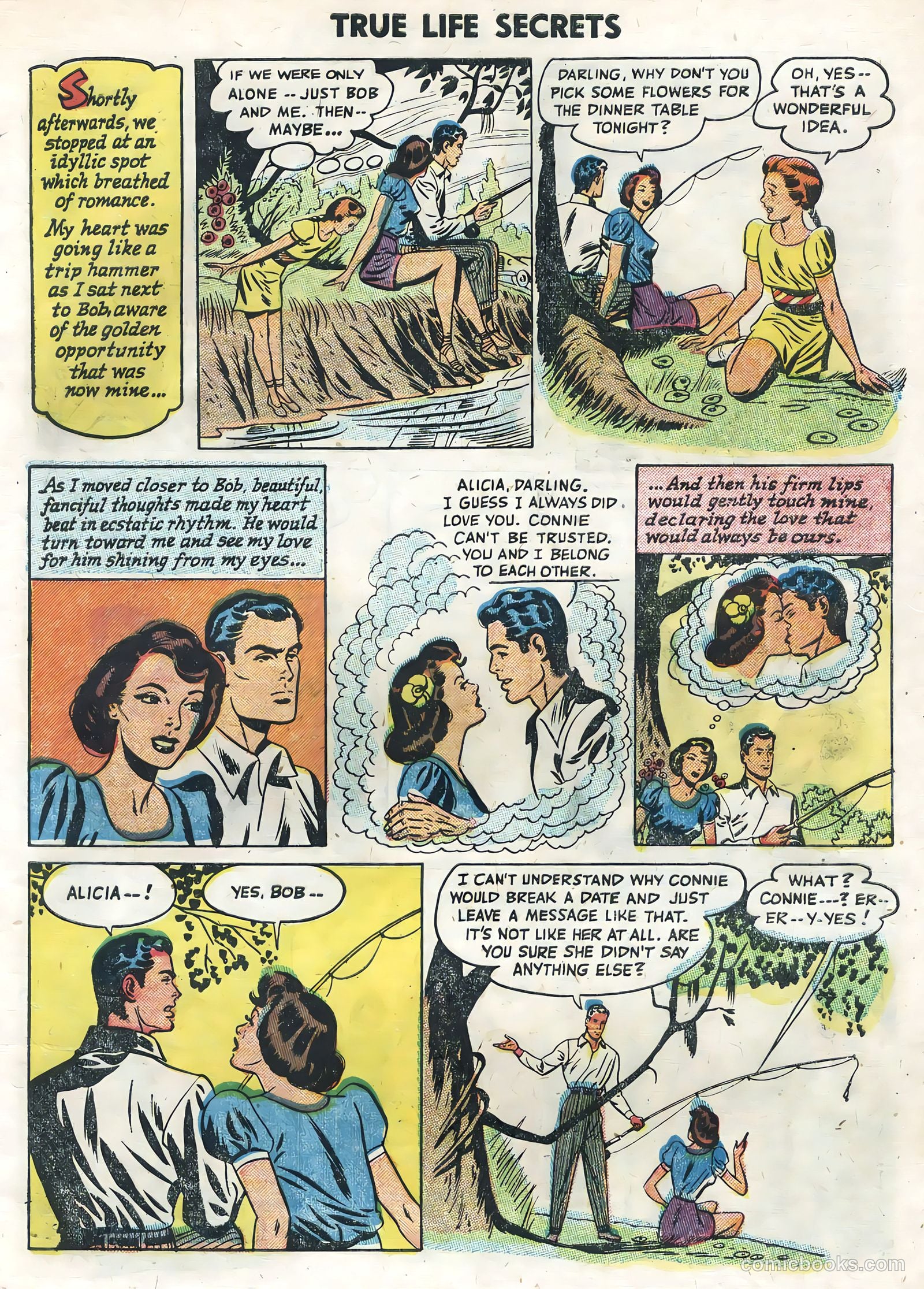True Life Secrets #25 (1955) — page 7 of 36