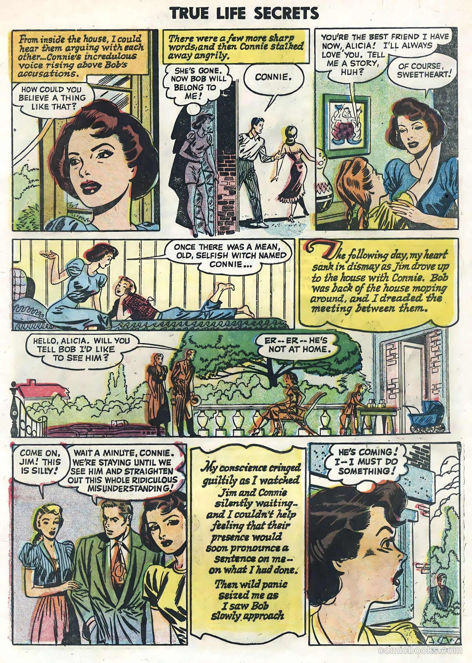 True Life Secrets #25 (1955) — page 9 of 36