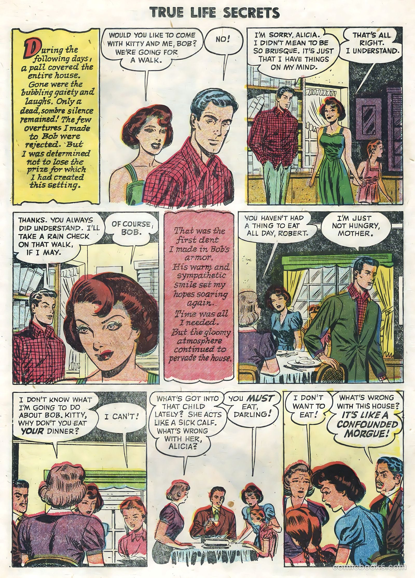 True Life Secrets #25 (1955) — page 11 of 36