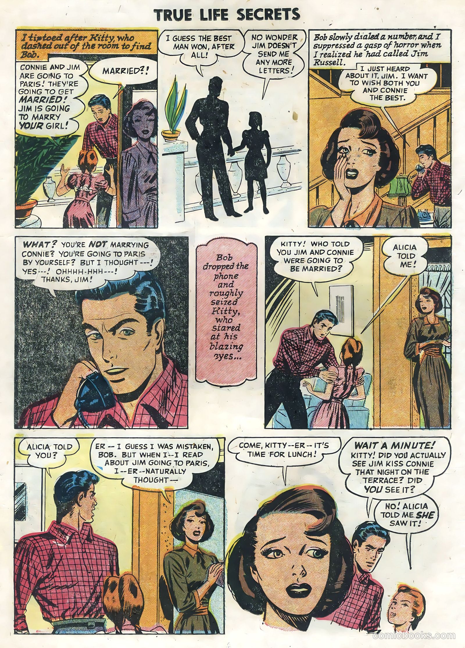 True Life Secrets #25 (1955) — page 14 of 36
