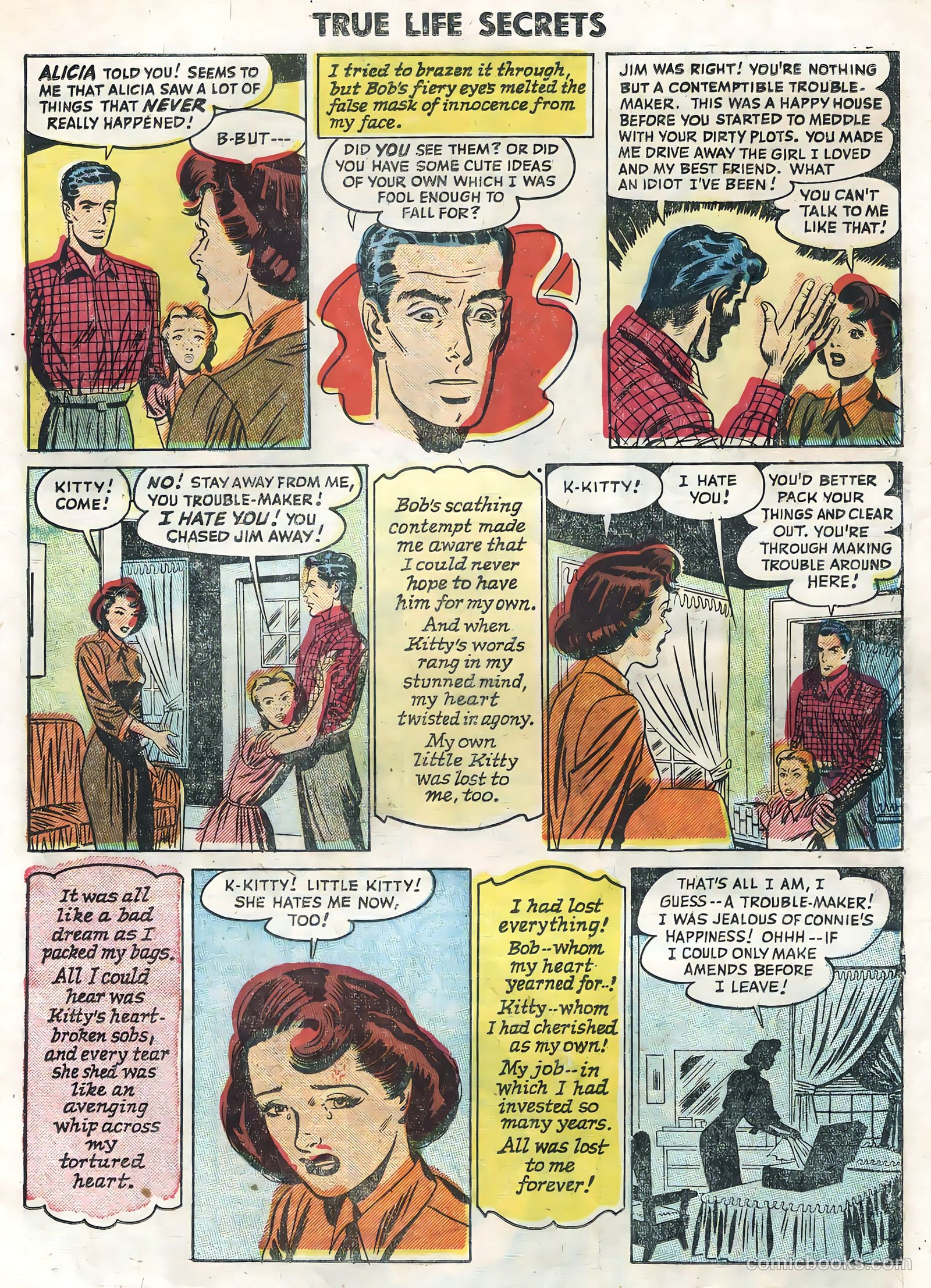 True Life Secrets #25 (1955) — page 15 of 36
