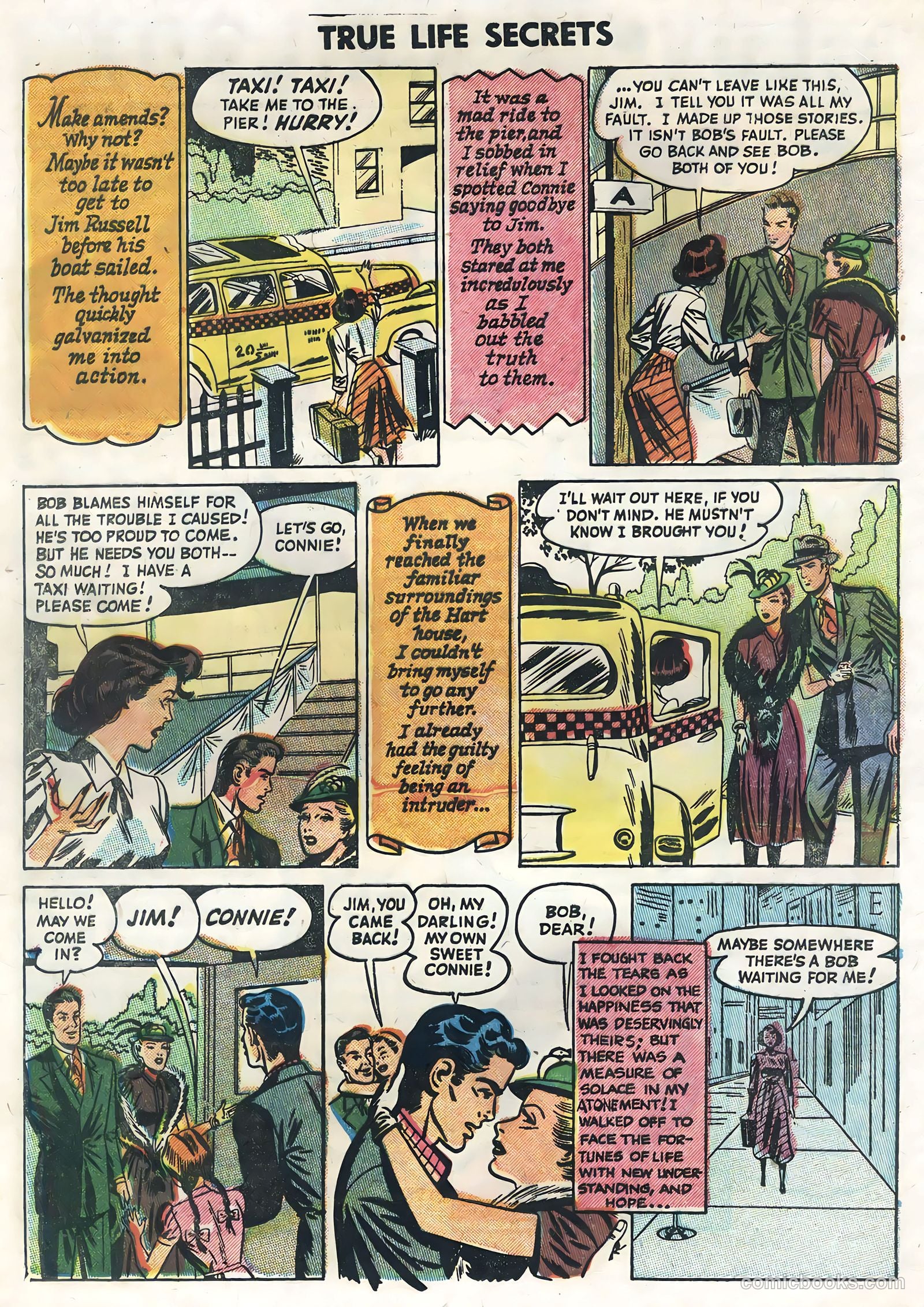 True Life Secrets #25 (1955) — page 16 of 36