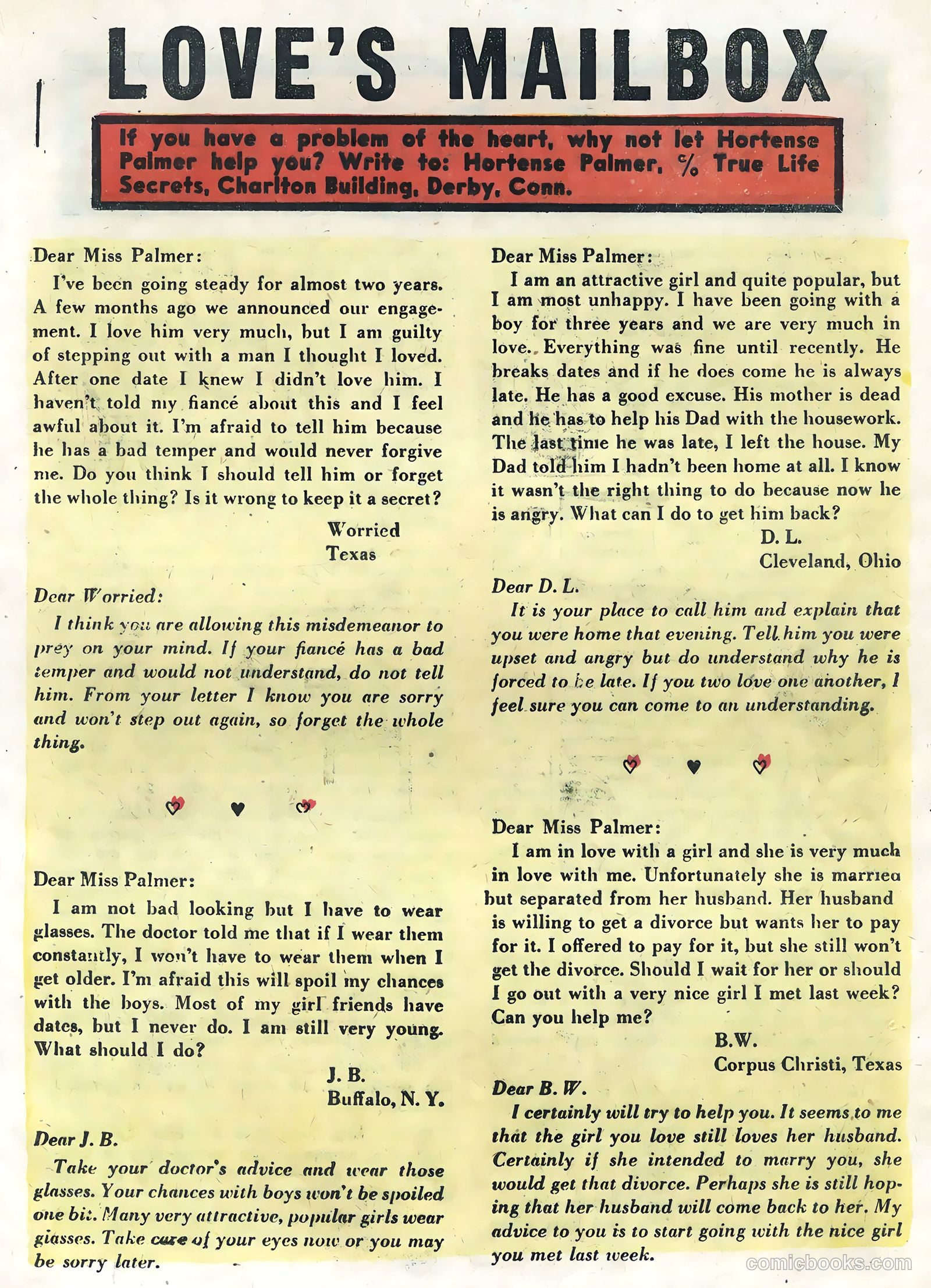 True Life Secrets #25 (1955) — page 17 of 36