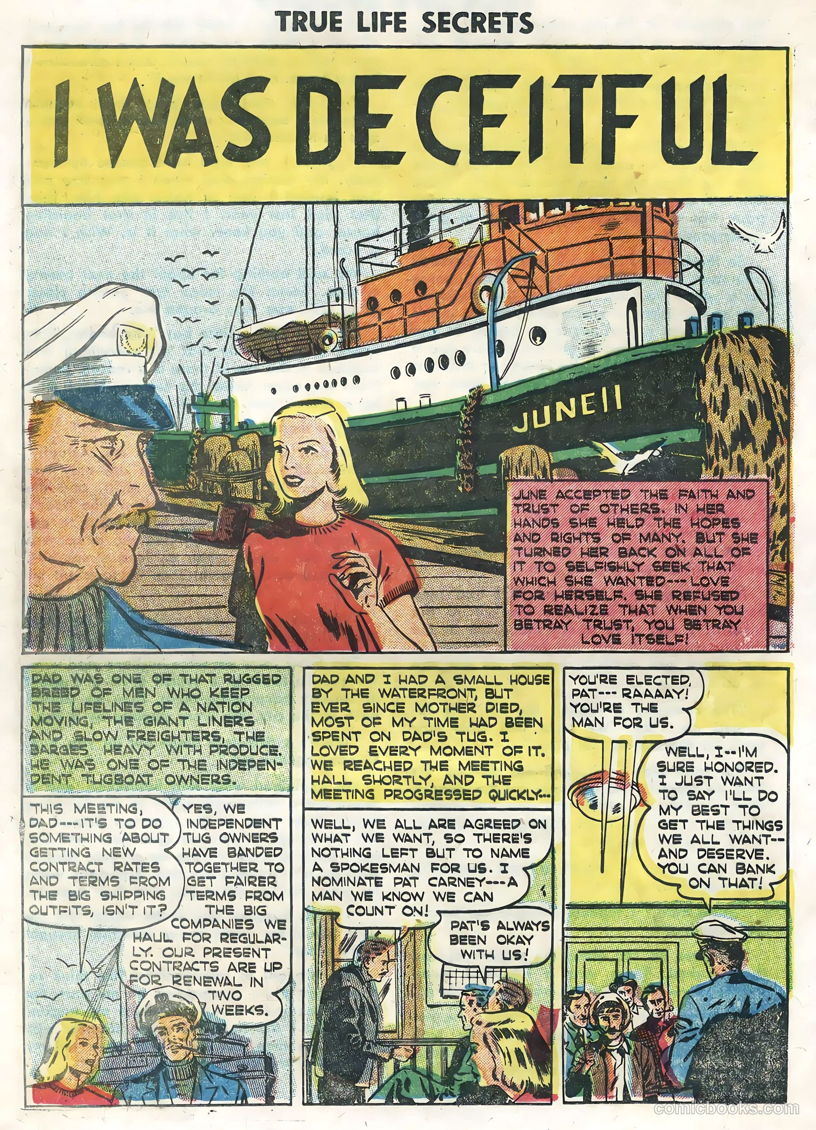 True Life Secrets #25 (1955) — page 20 of 36