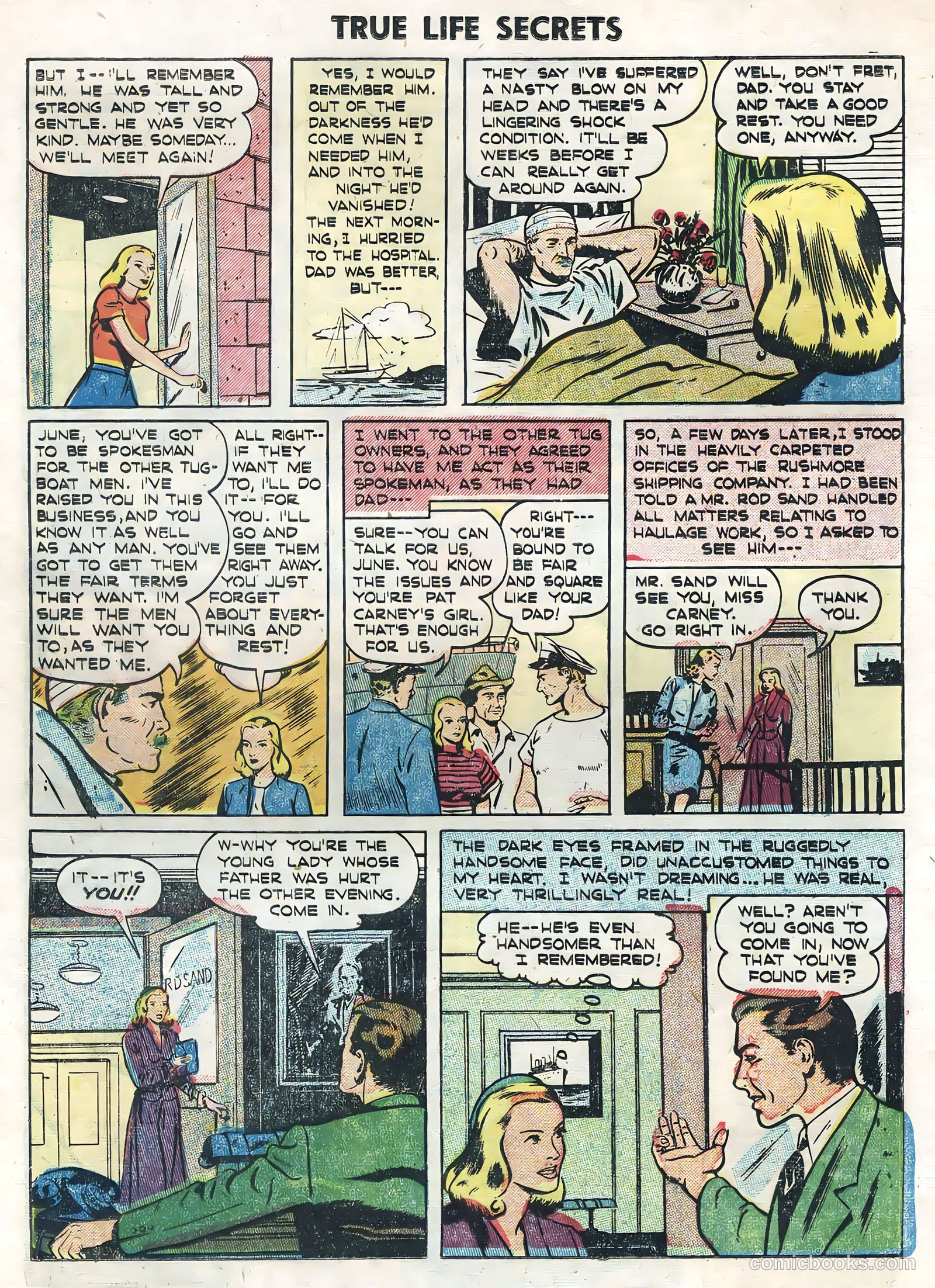 True Life Secrets #25 (1955) — page 22 of 36