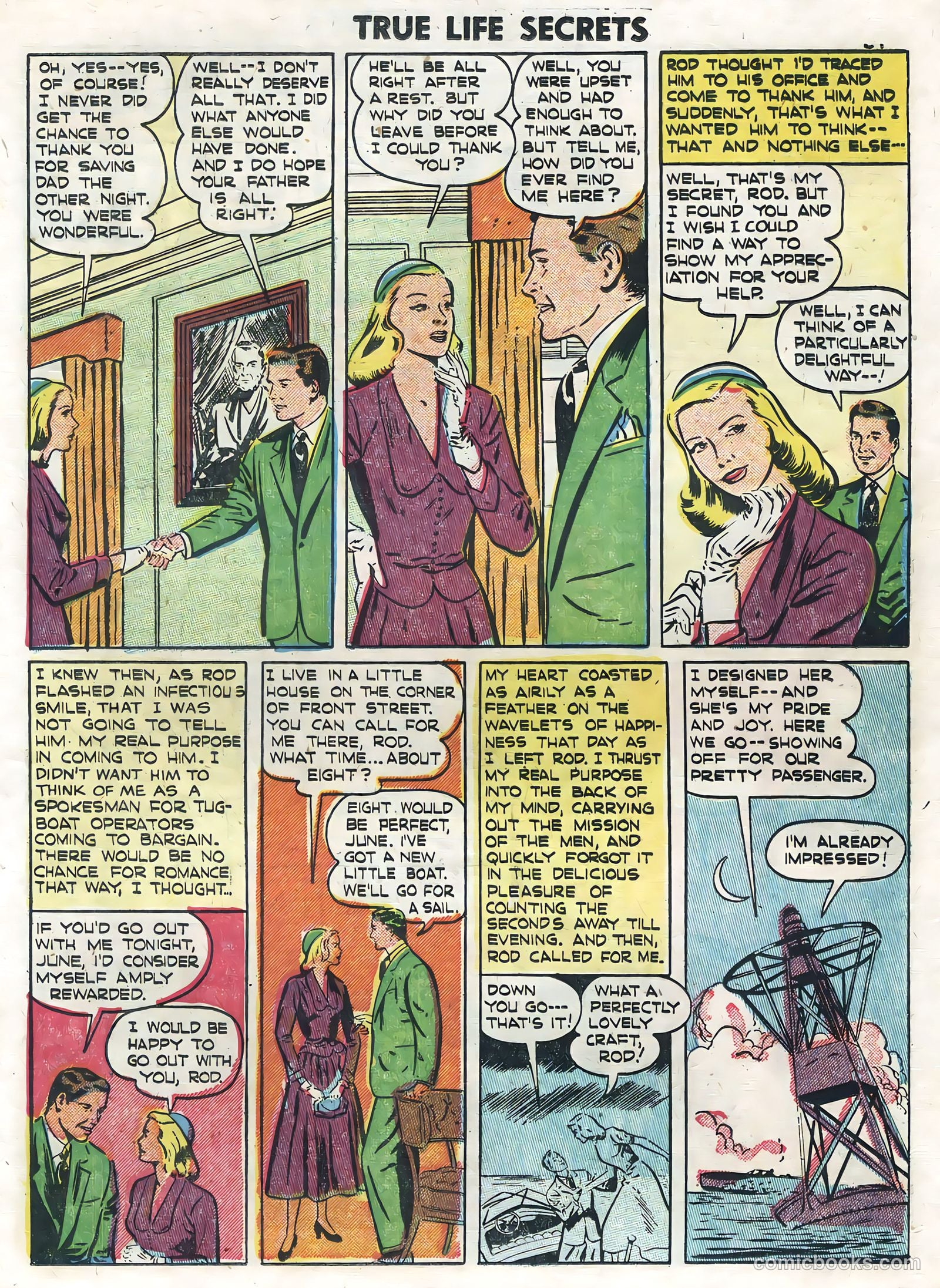 True Life Secrets #25 (1955) — page 23 of 36