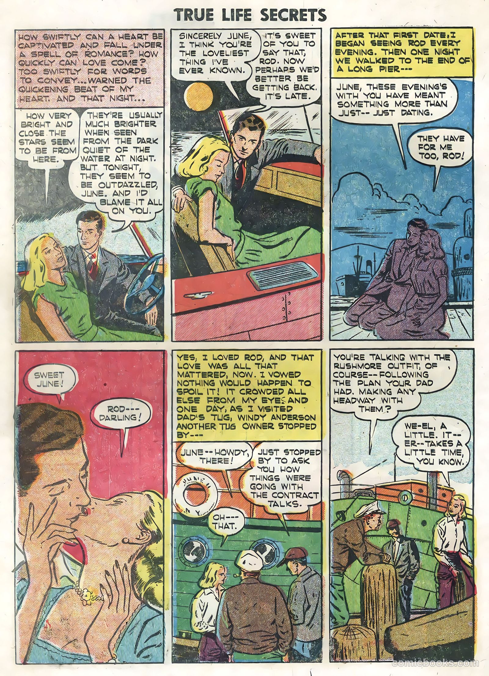 True Life Secrets #25 (1955) — page 24 of 36