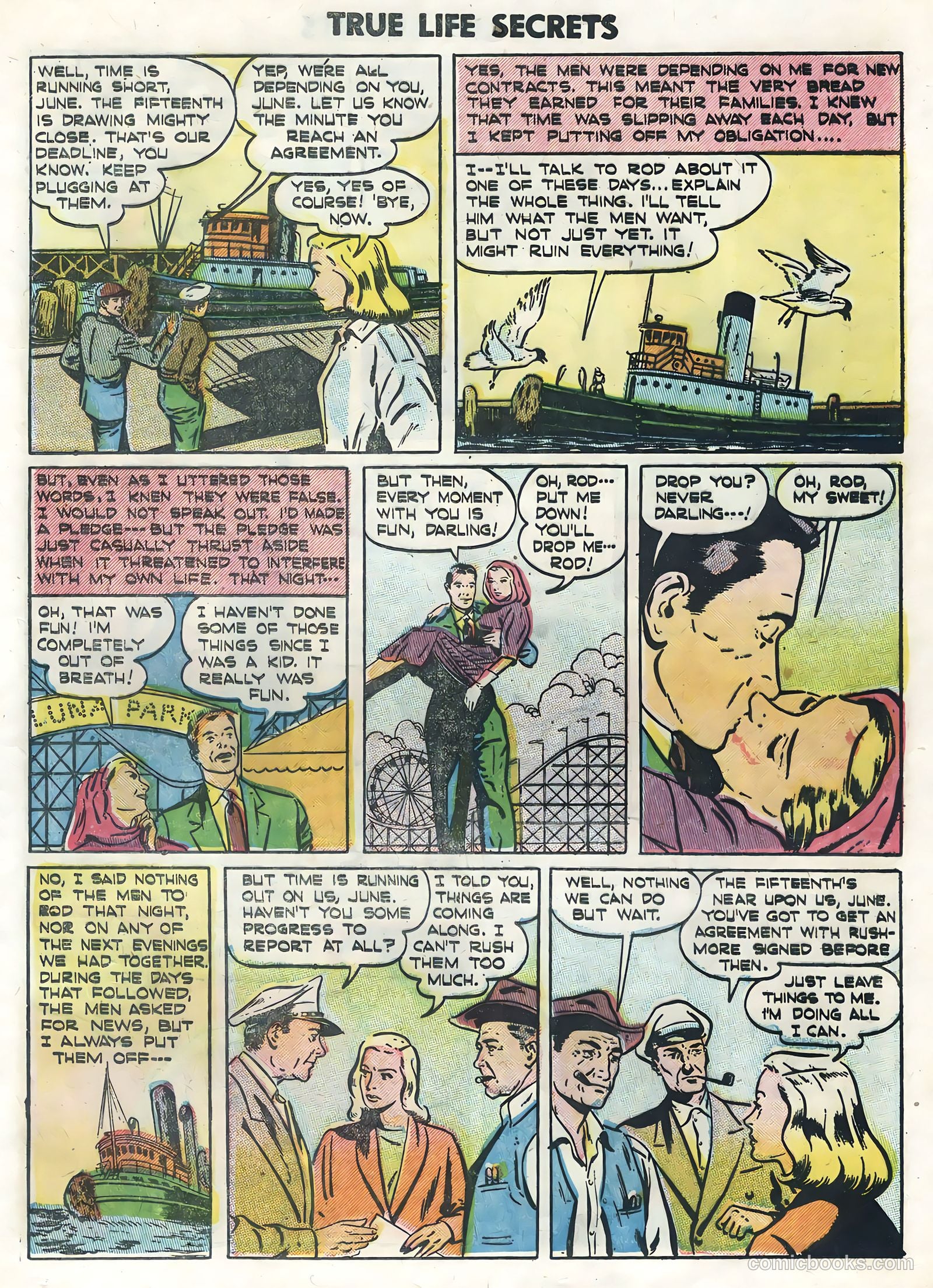 True Life Secrets #25 (1955) — page 25 of 36