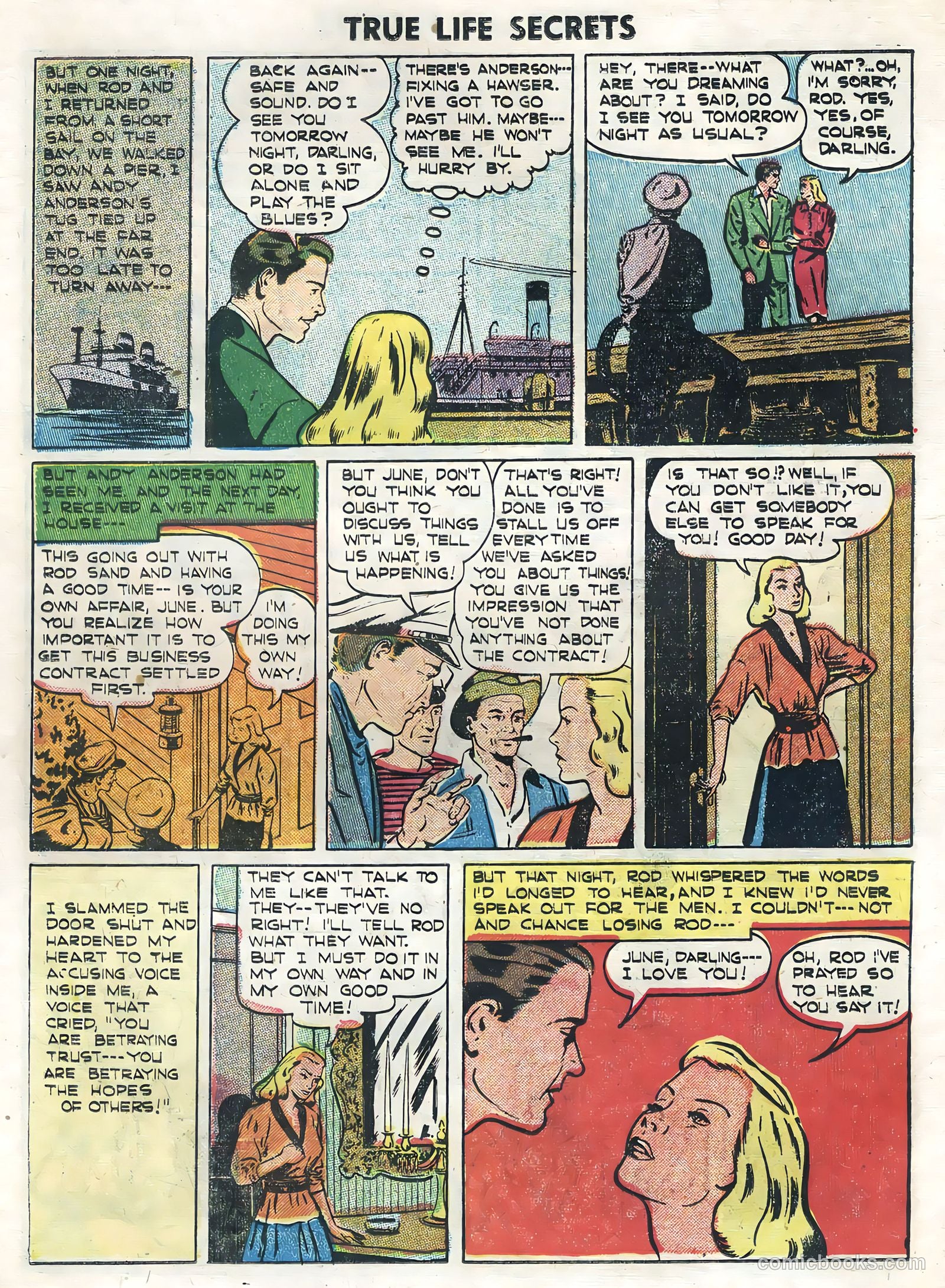 True Life Secrets #25 (1955) — page 26 of 36