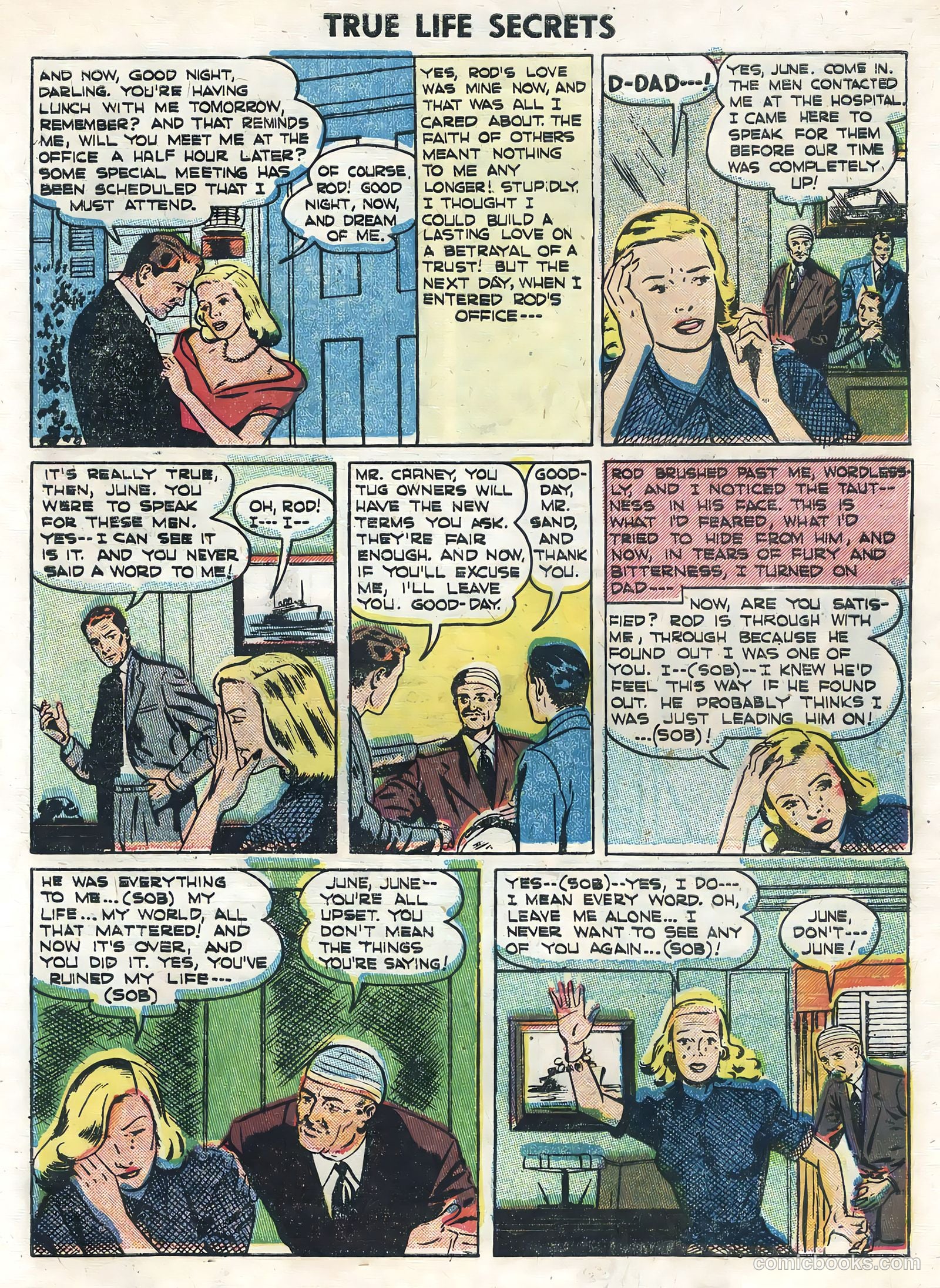 True Life Secrets #25 (1955) — page 27 of 36