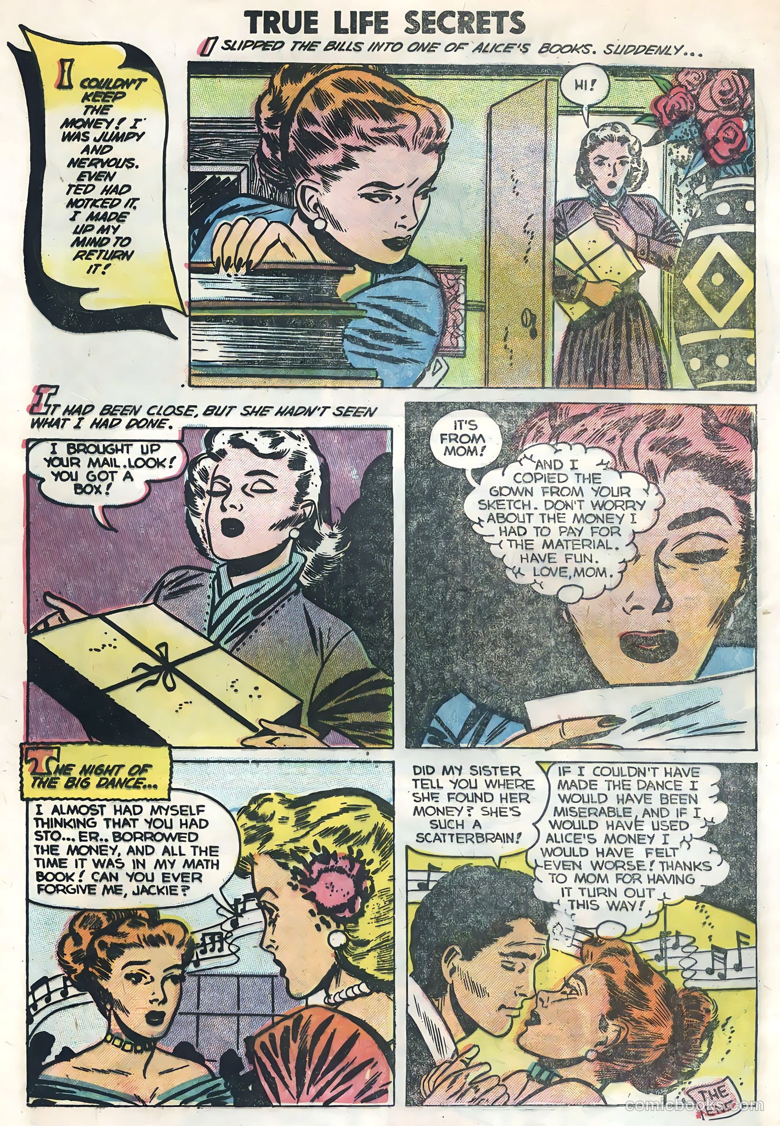 True Life Secrets #25 (1955) — page 32 of 36