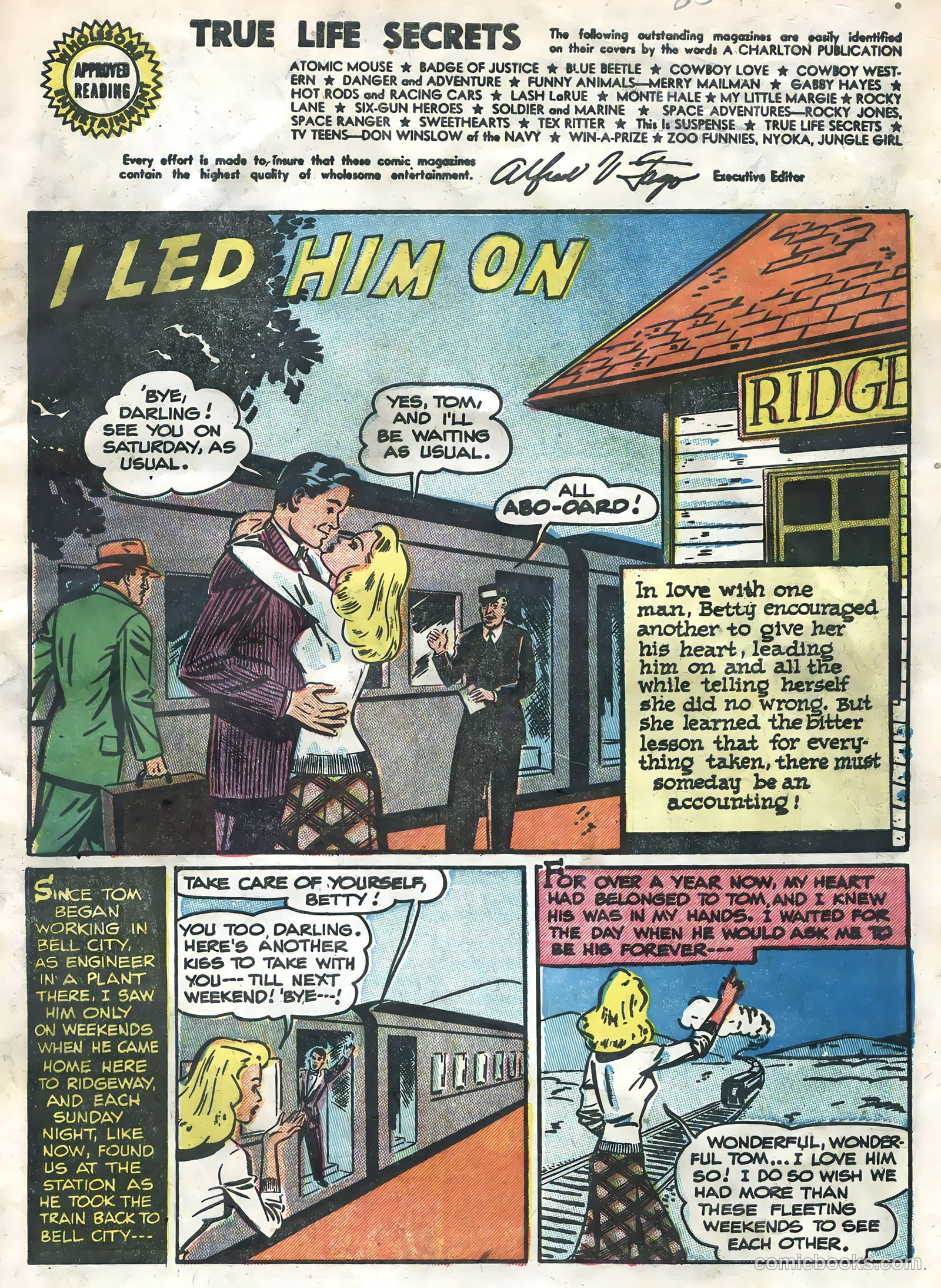 True Life Secrets #26 (1955) — page 3 of 36