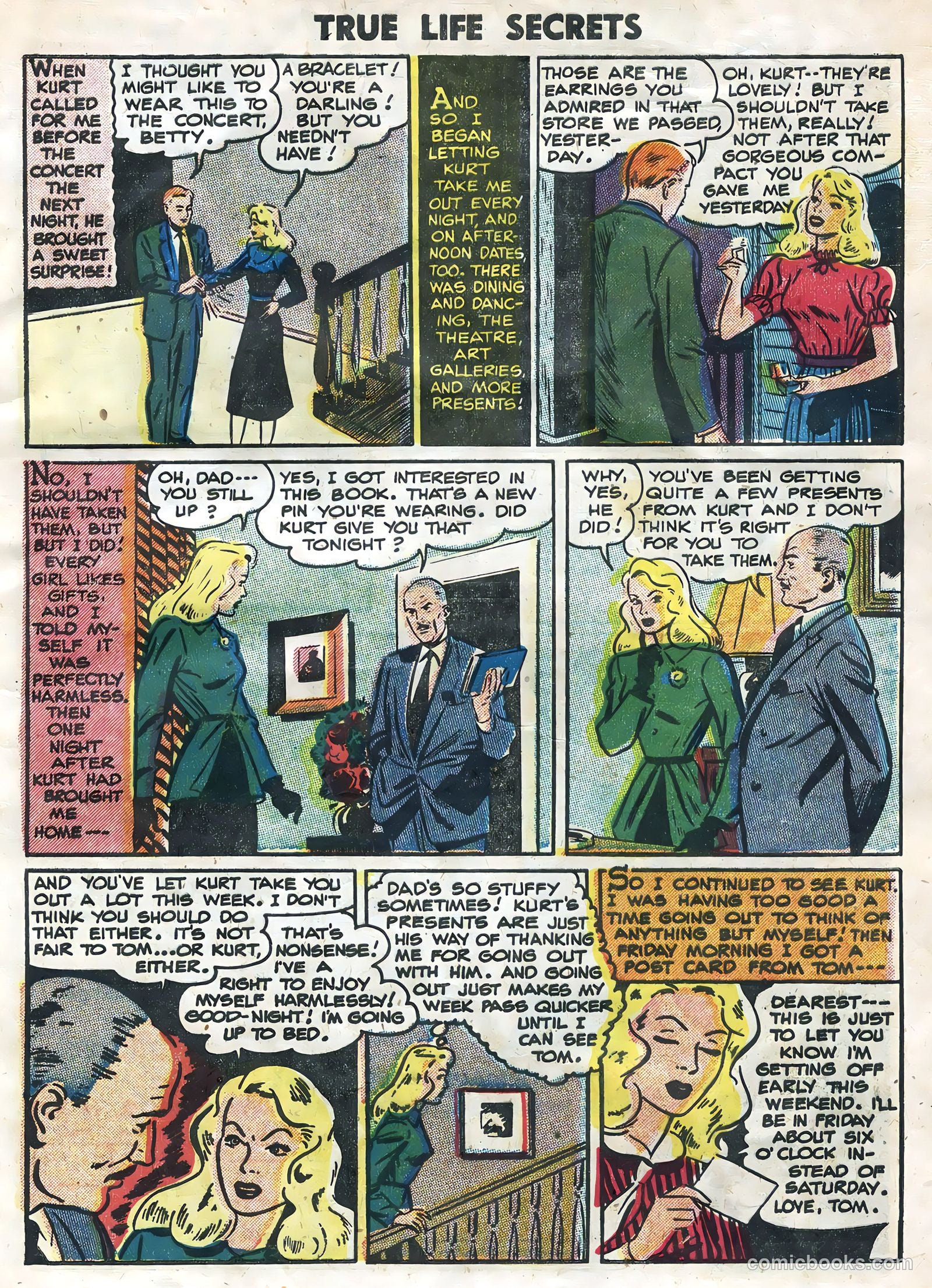 True Life Secrets #26 (1955) — page 5 of 36