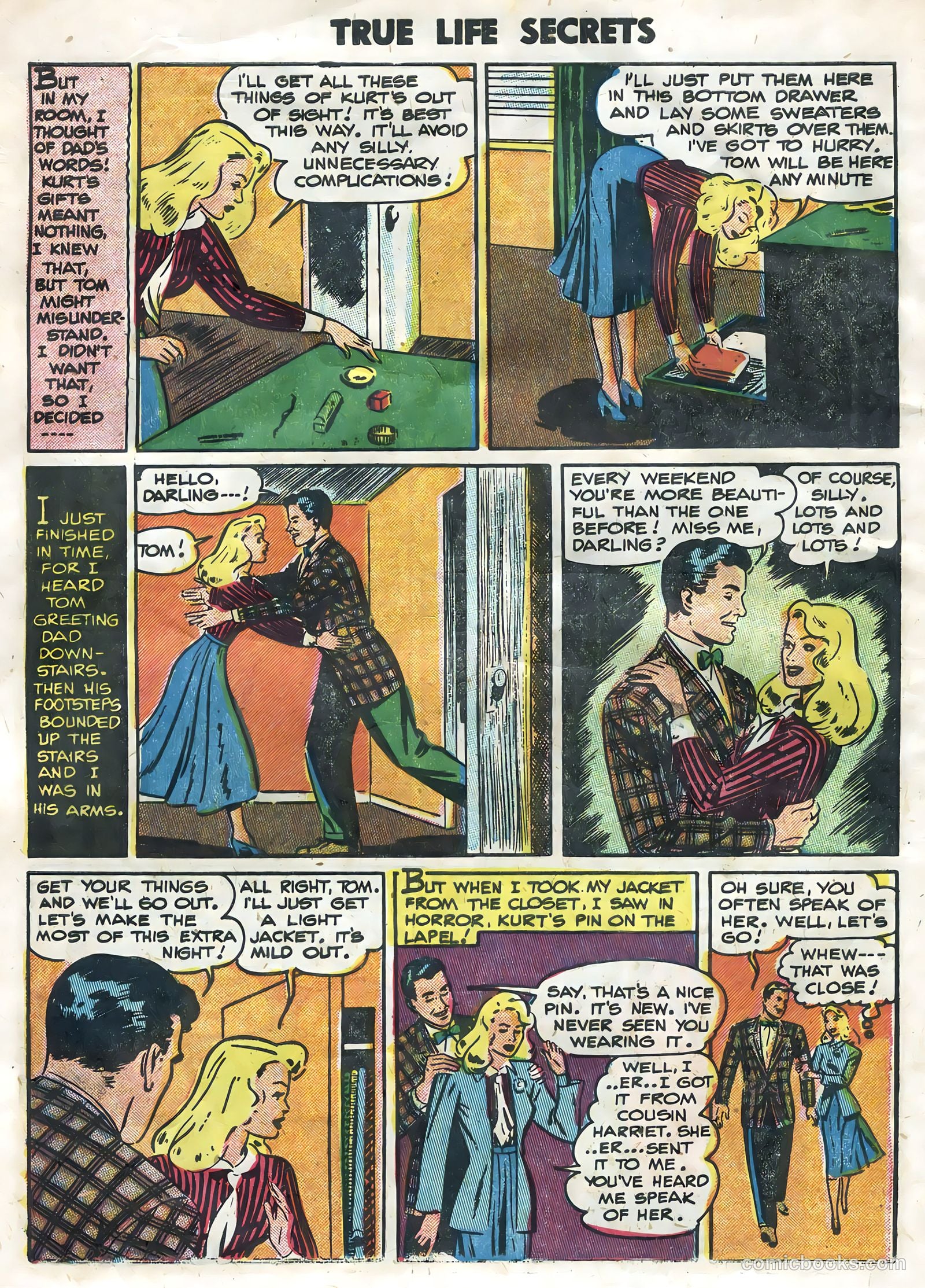 True Life Secrets #26 (1955) — page 8 of 36