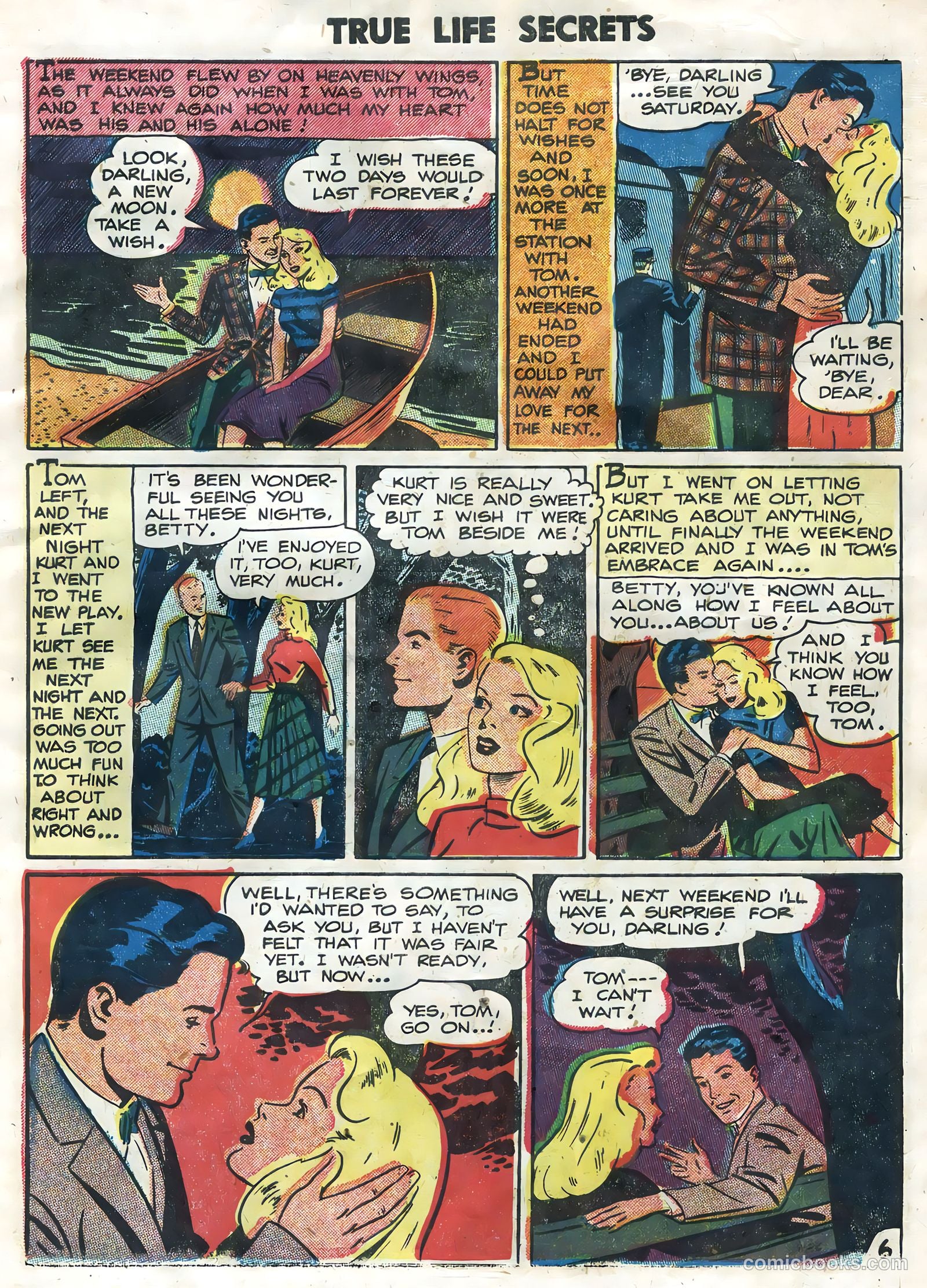 True Life Secrets #26 (1955) — page 9 of 36