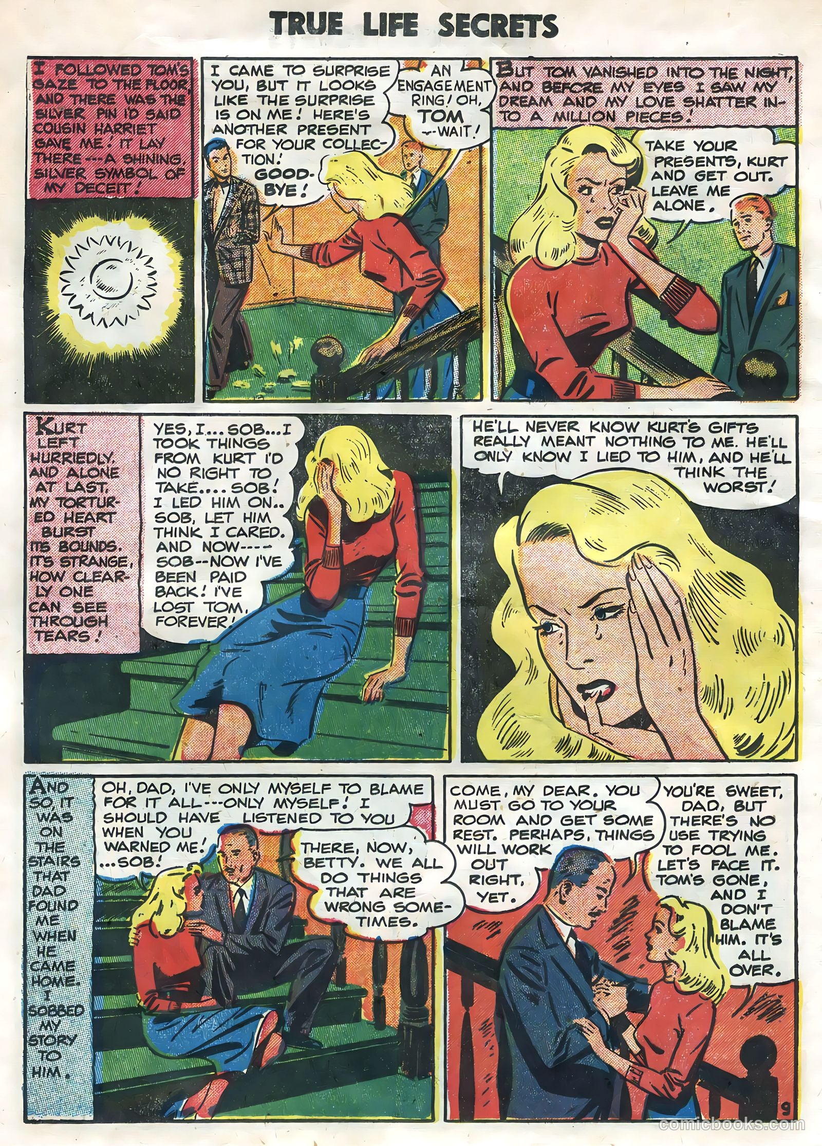 True Life Secrets #26 (1955) — page 12 of 36