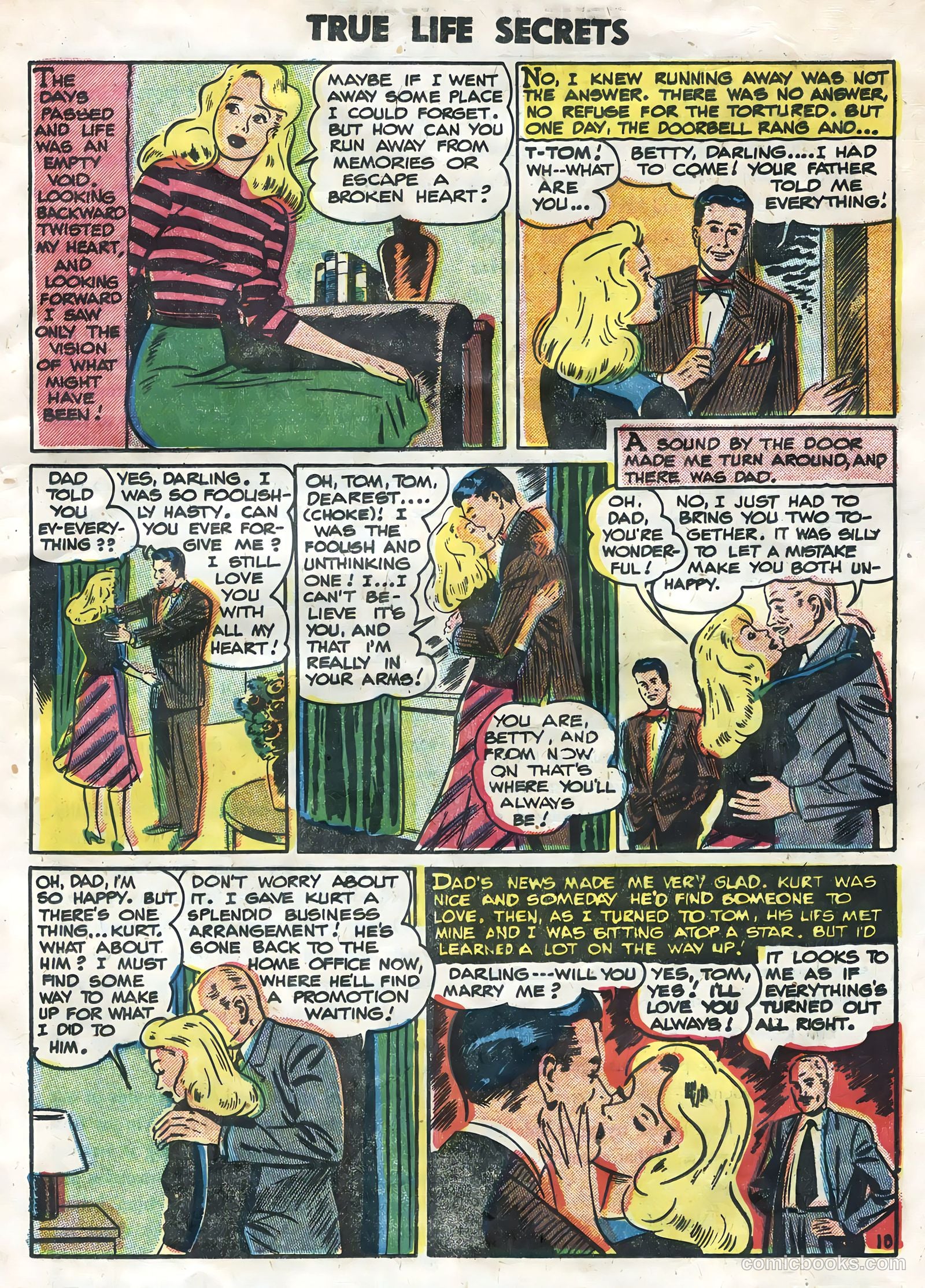 True Life Secrets #26 (1955) — page 13 of 36