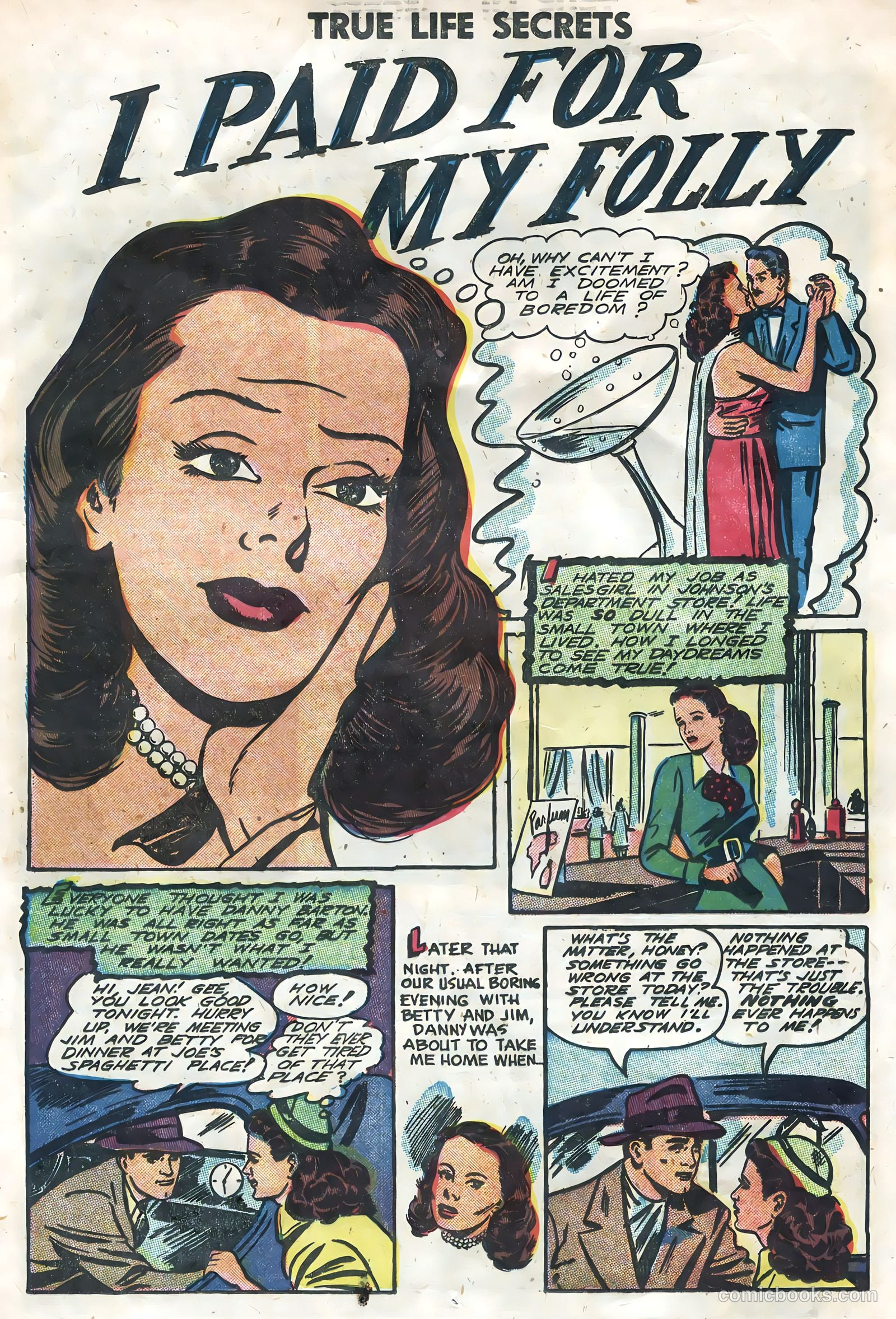 True Life Secrets #26 (1955) — page 17 of 36
