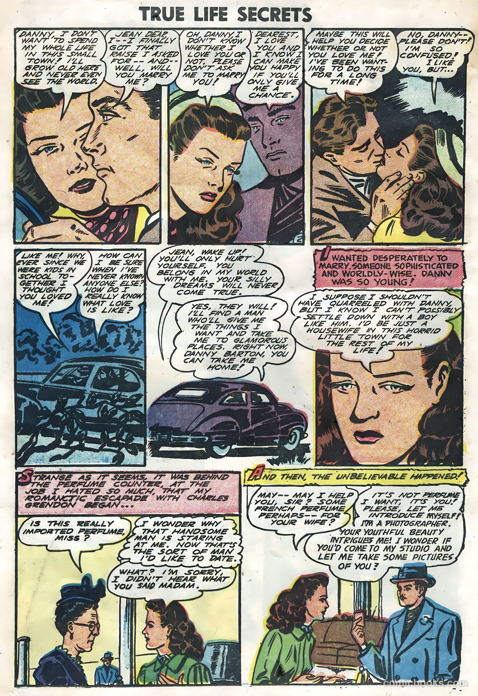 True Life Secrets #26 (1955) — page 18 of 36