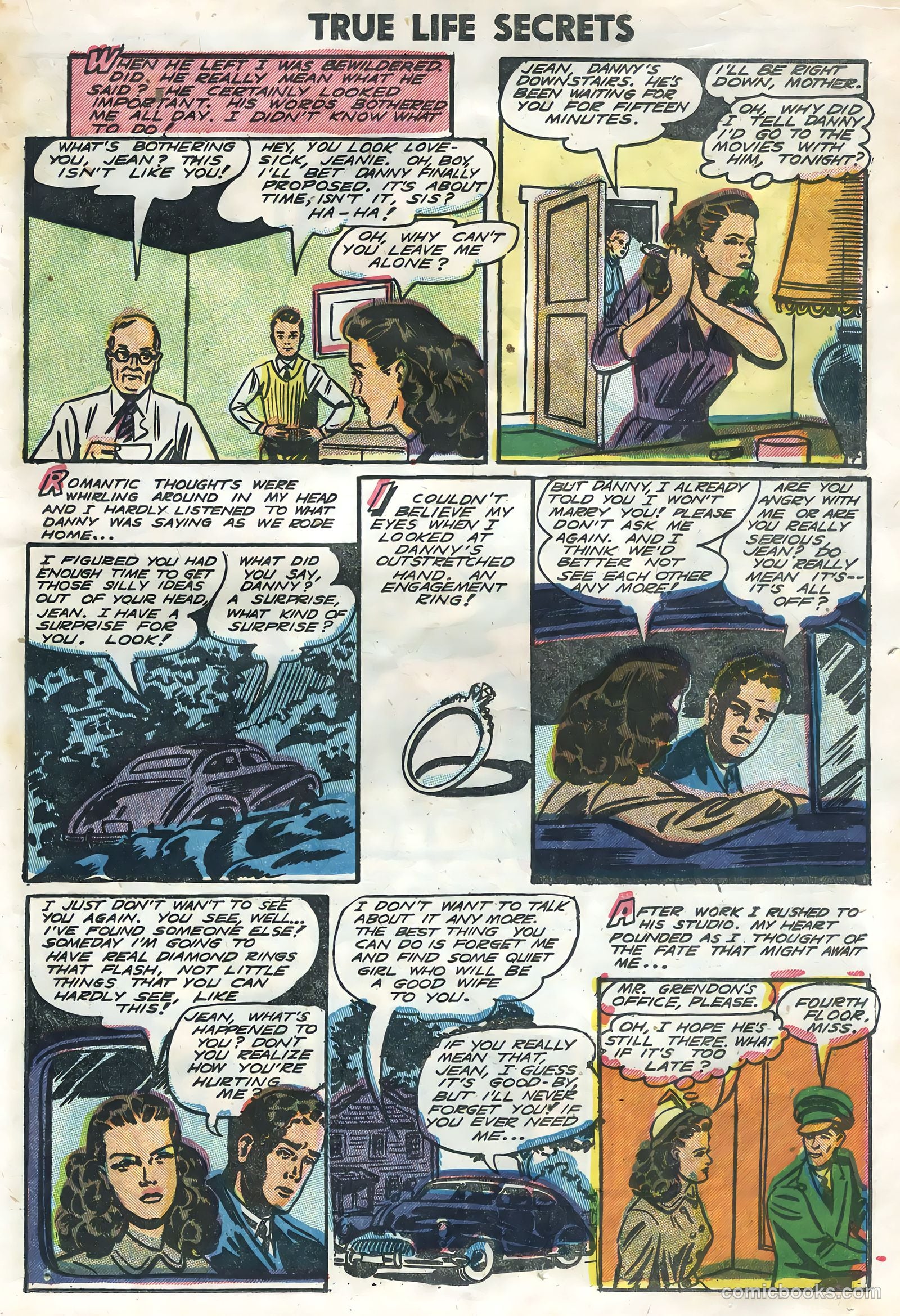 True Life Secrets #26 (1955) — page 19 of 36