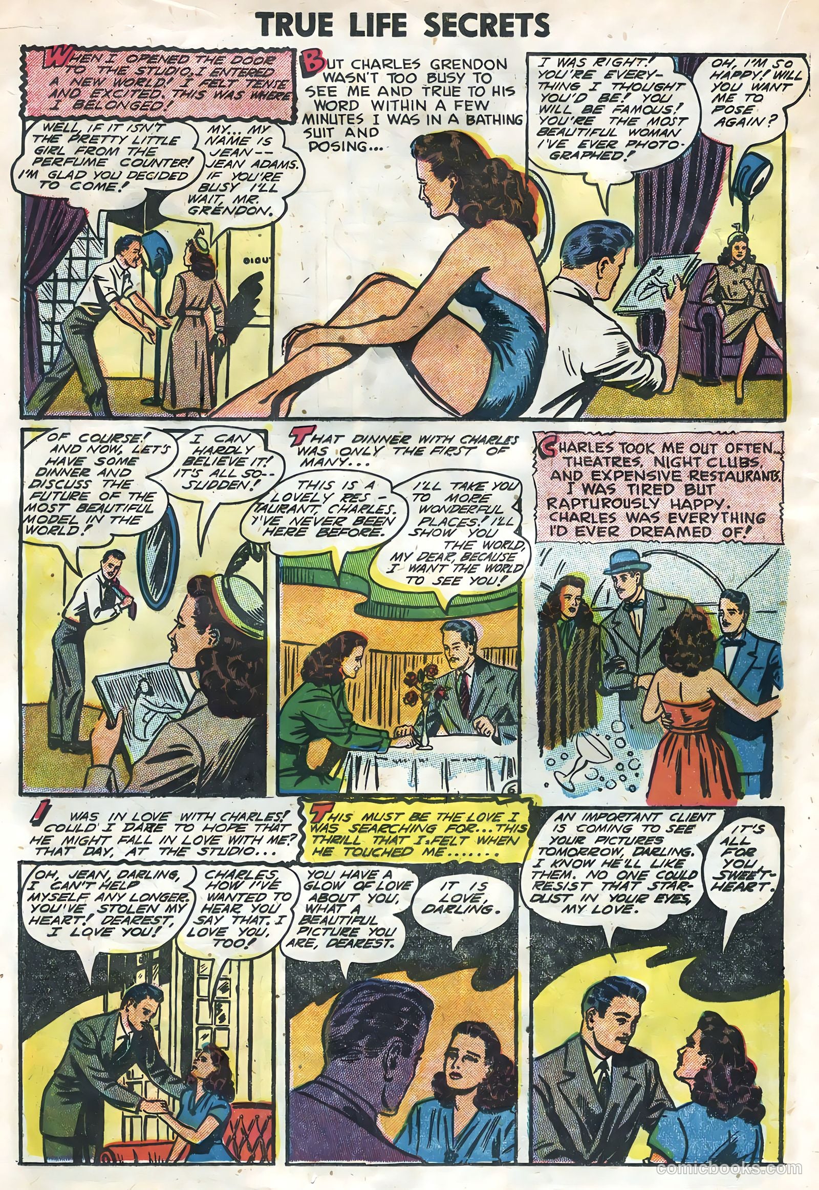 True Life Secrets #26 (1955) — page 20 of 36