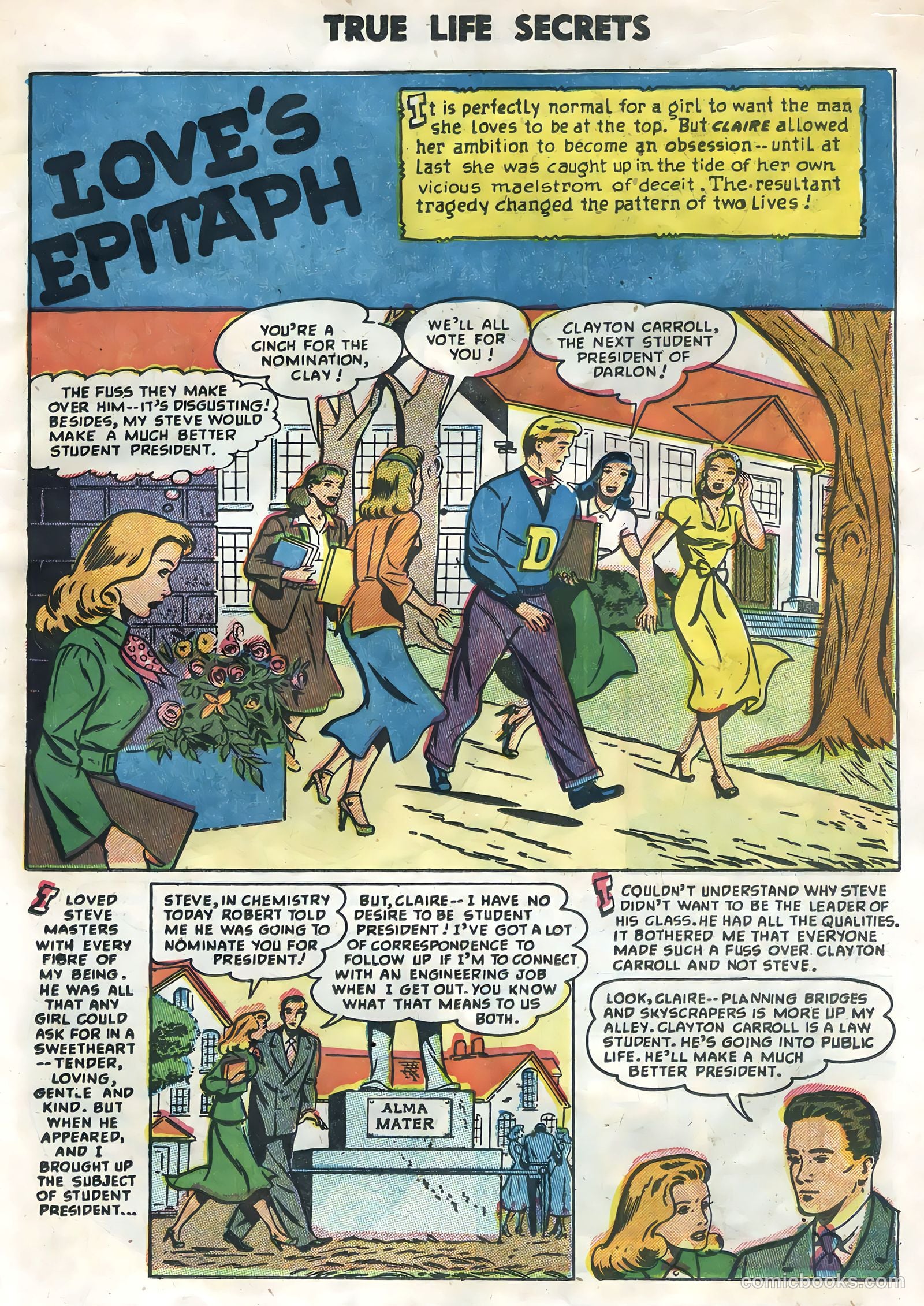 True Life Secrets #26 (1955) — page 23 of 36