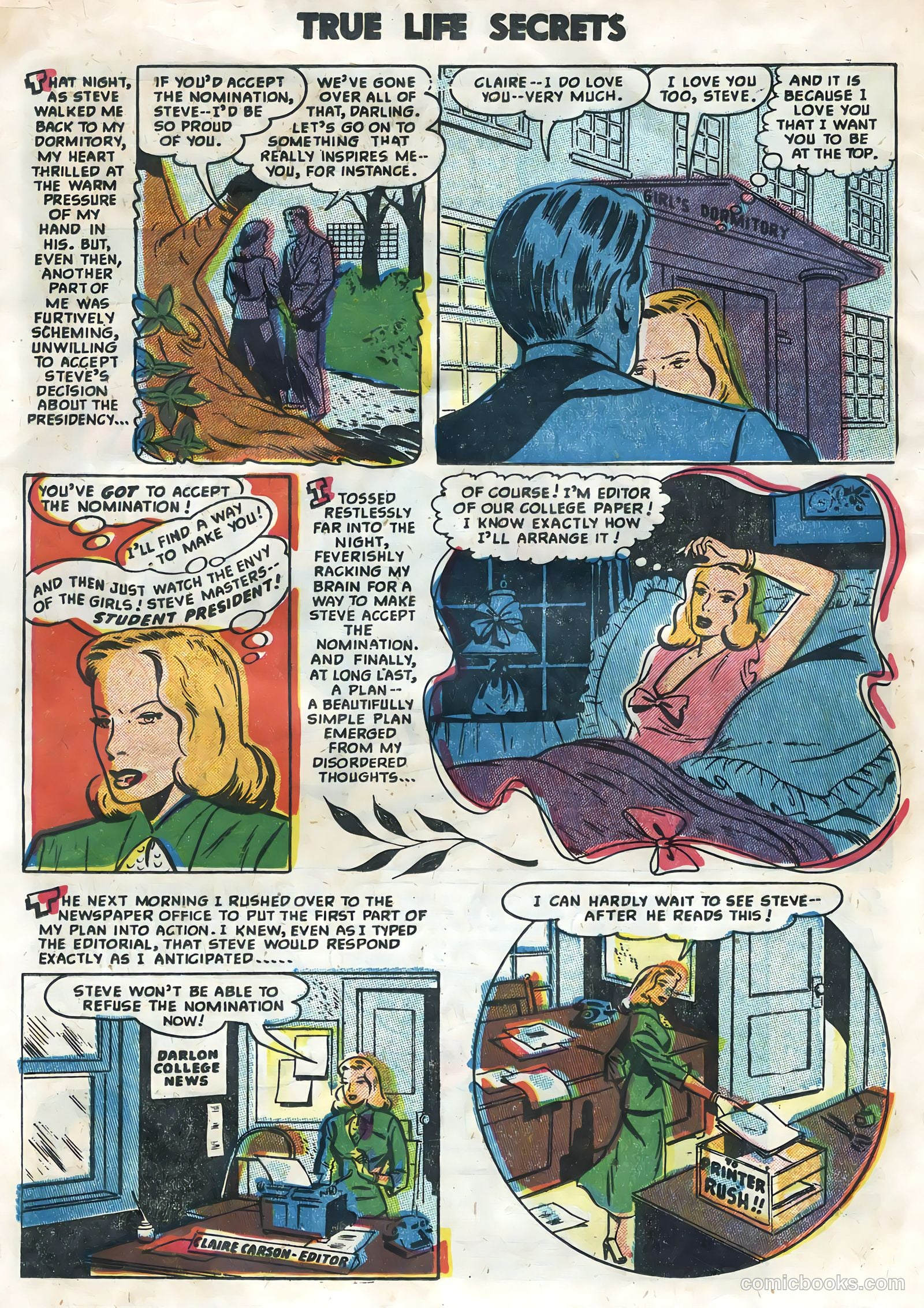 True Life Secrets #26 (1955) — page 24 of 36