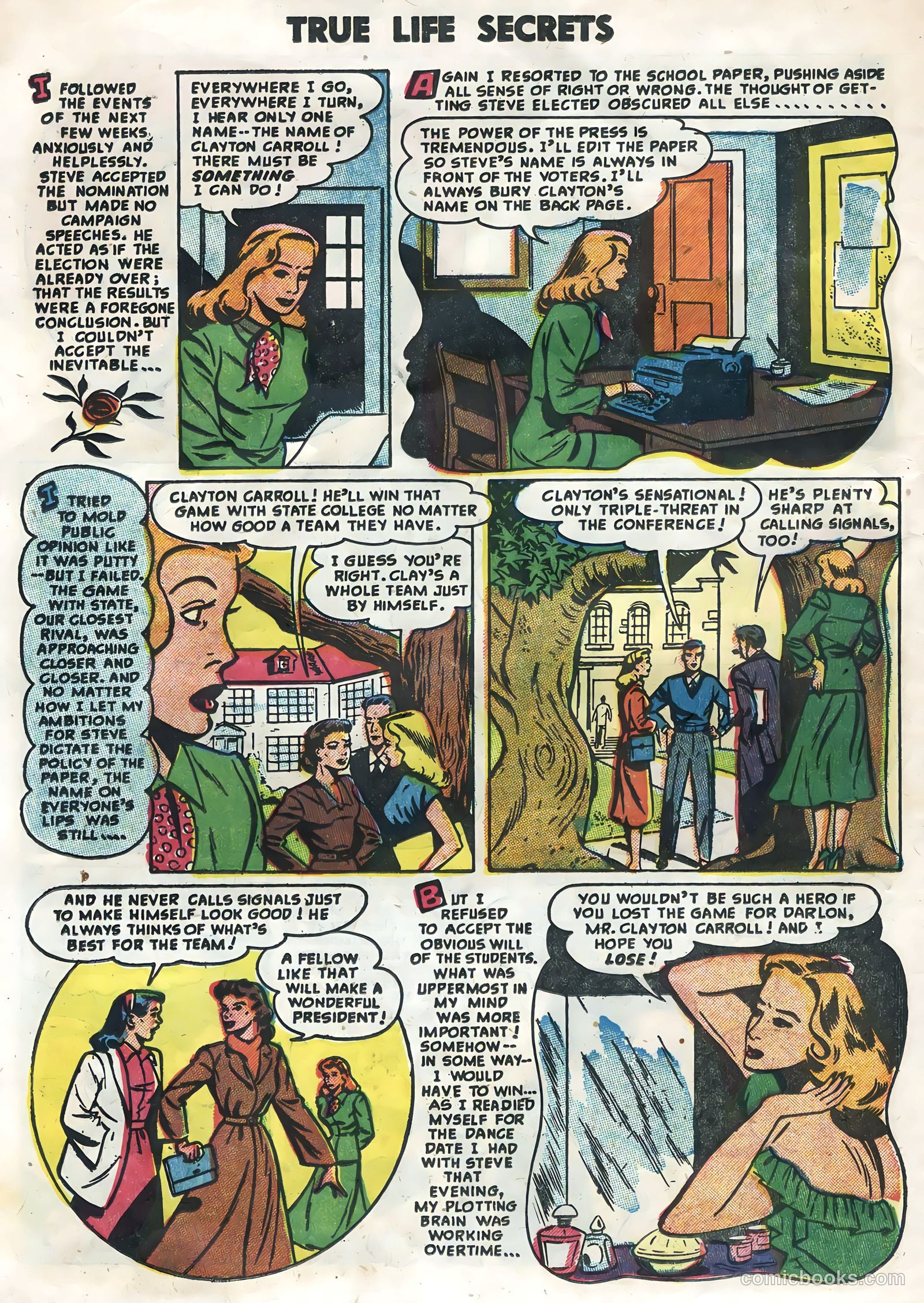 True Life Secrets #26 (1955) — page 26 of 36