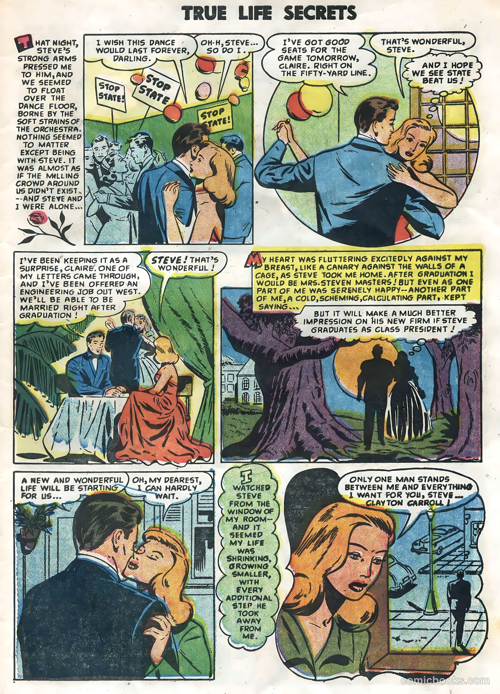 True Life Secrets #26 (1955) — page 27 of 36