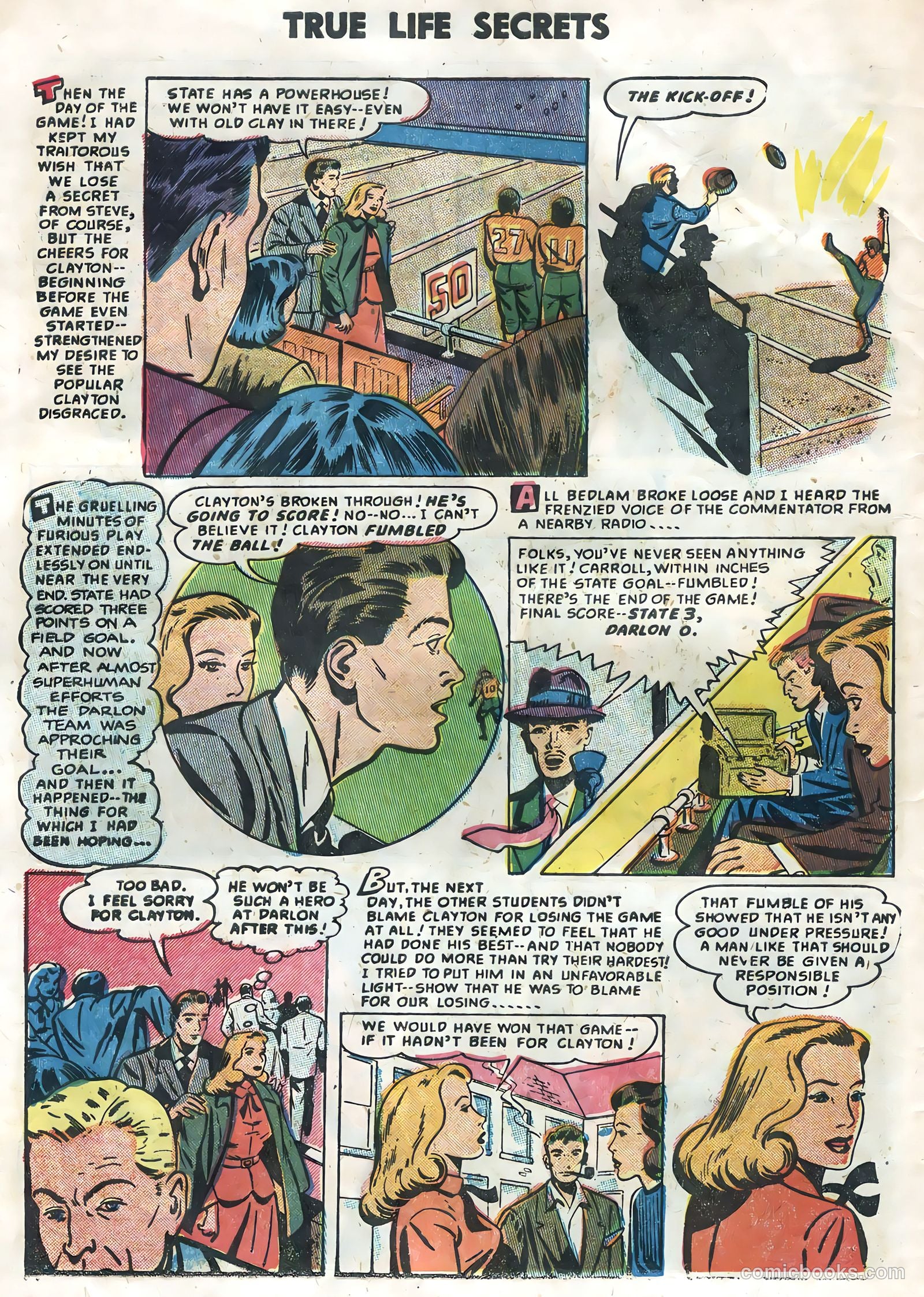 True Life Secrets #26 (1955) — page 28 of 36