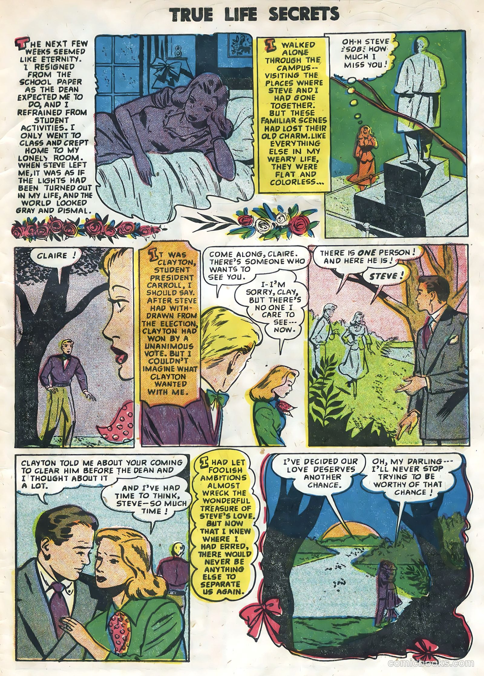 True Life Secrets #26 (1955) — page 33 of 36