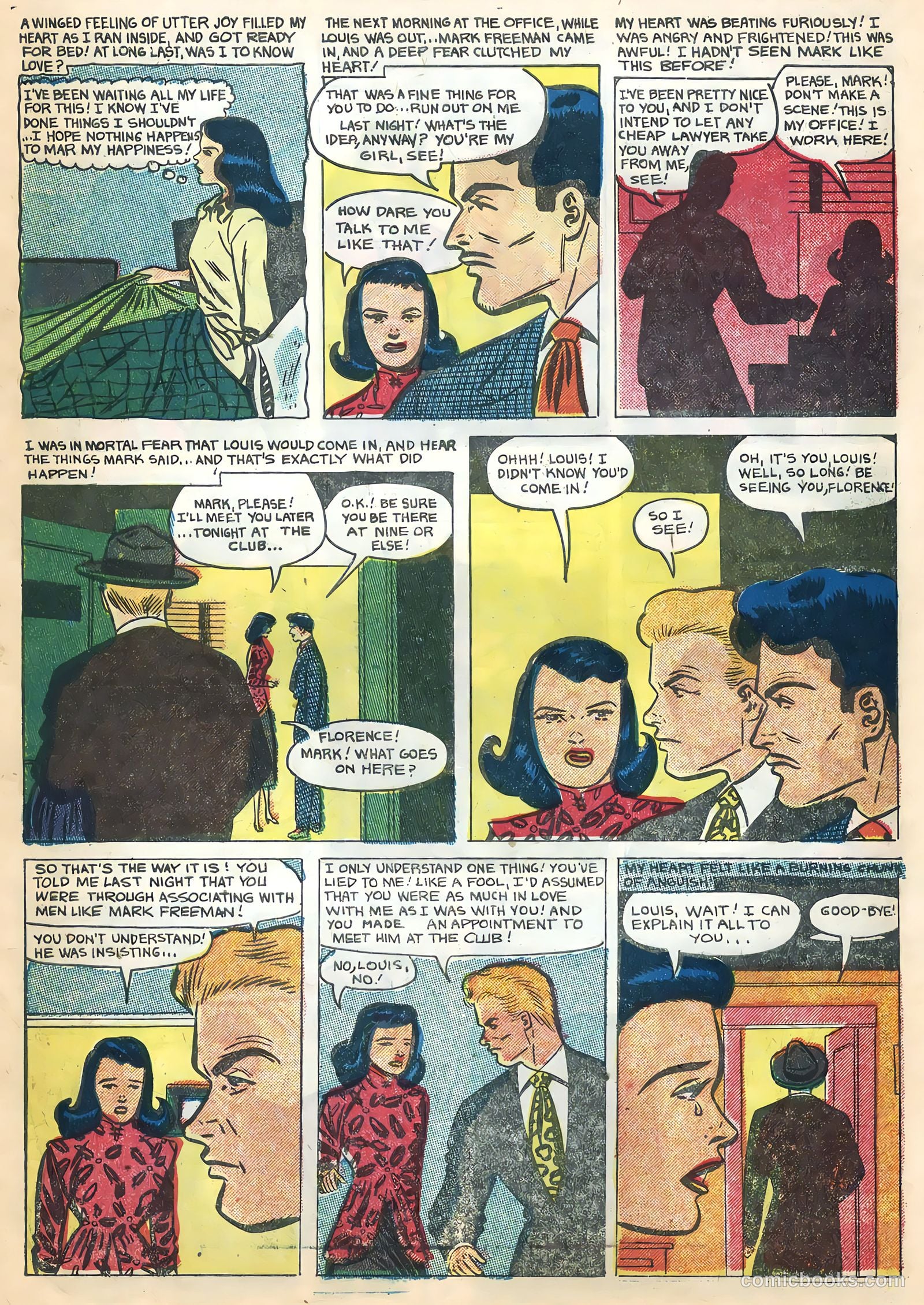 True Life Secrets #27 (1955) — page 9 of 36