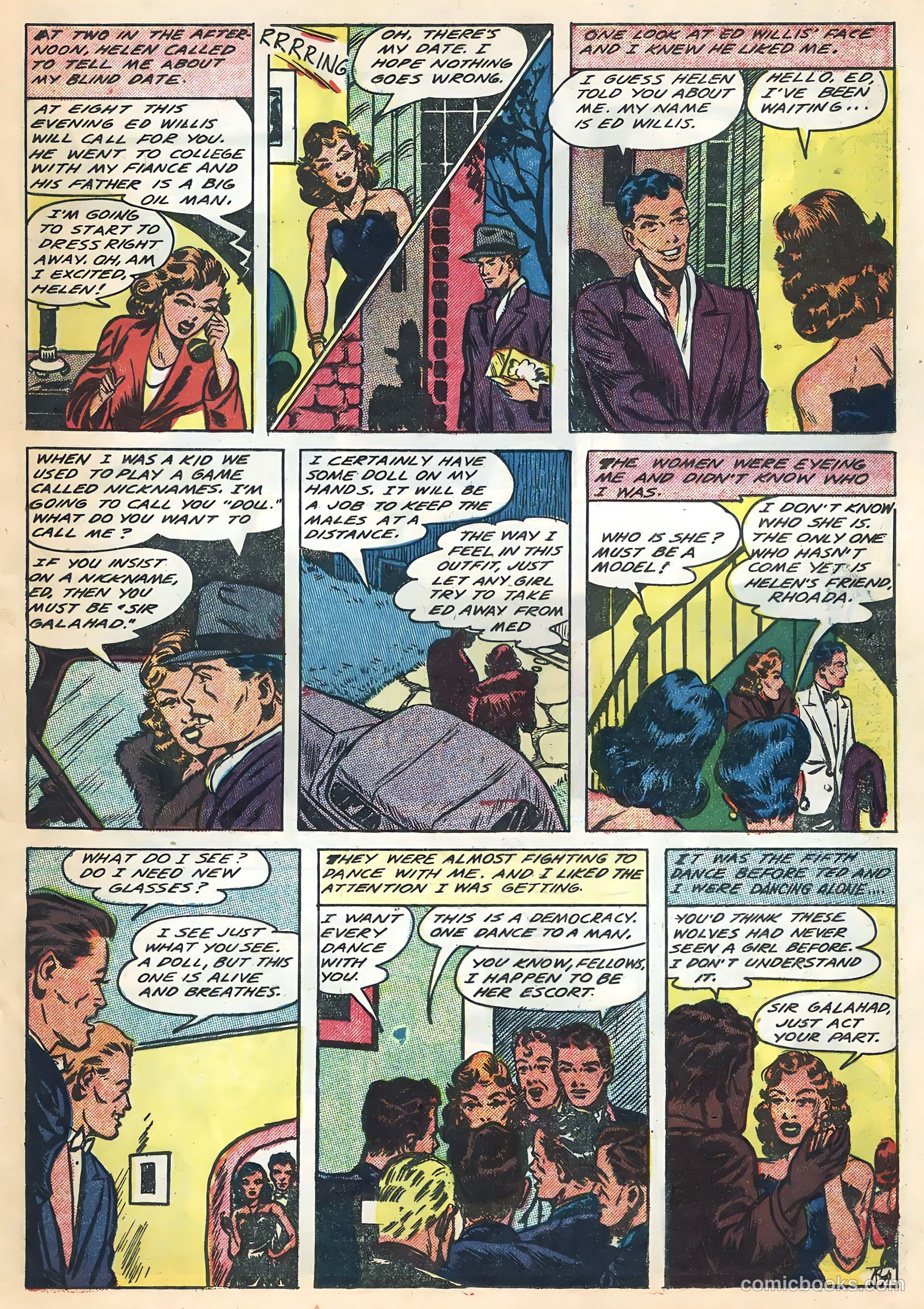 True Life Secrets #27 (1955) — page 17 of 36