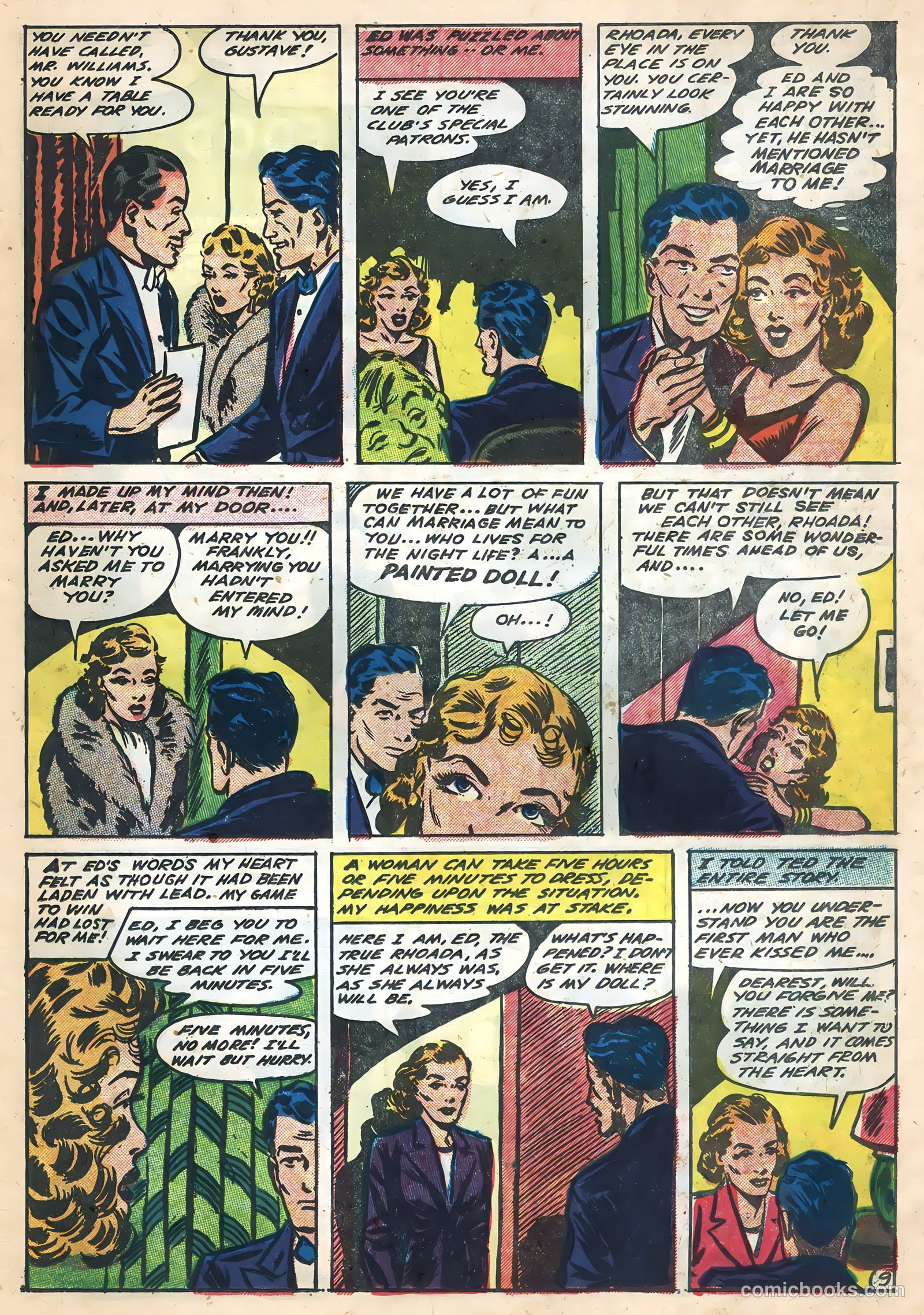 True Life Secrets #27 (1955) — page 23 of 36