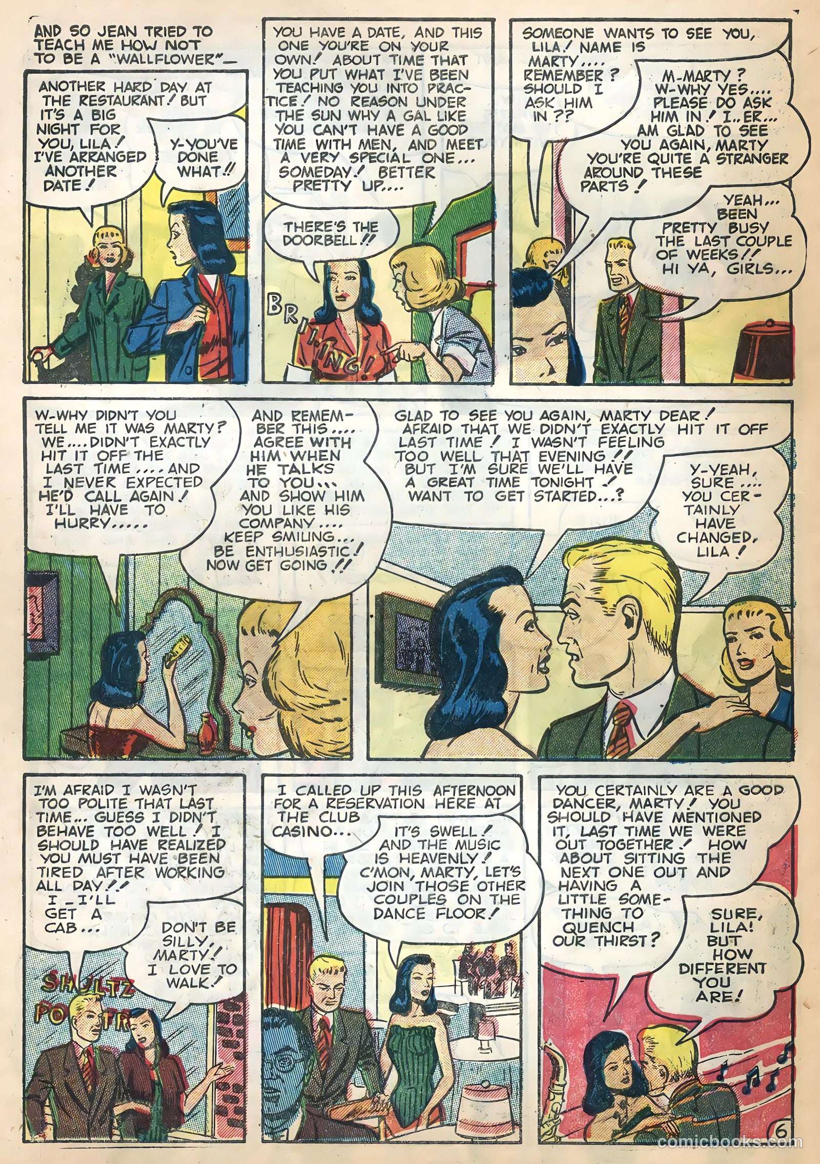 True Life Secrets #27 (1955) — page 28 of 36