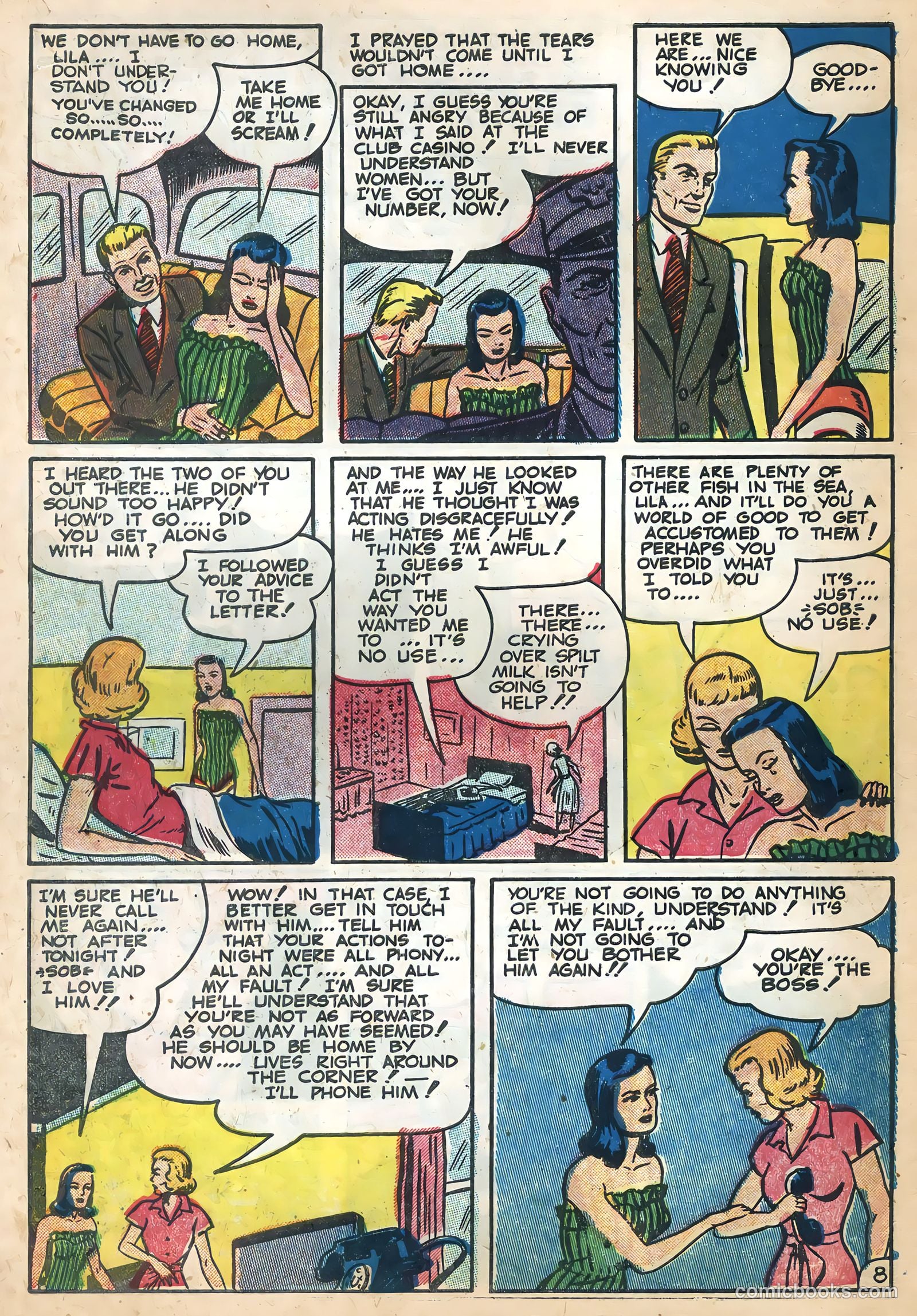 True Life Secrets #27 (1955) — page 30 of 36