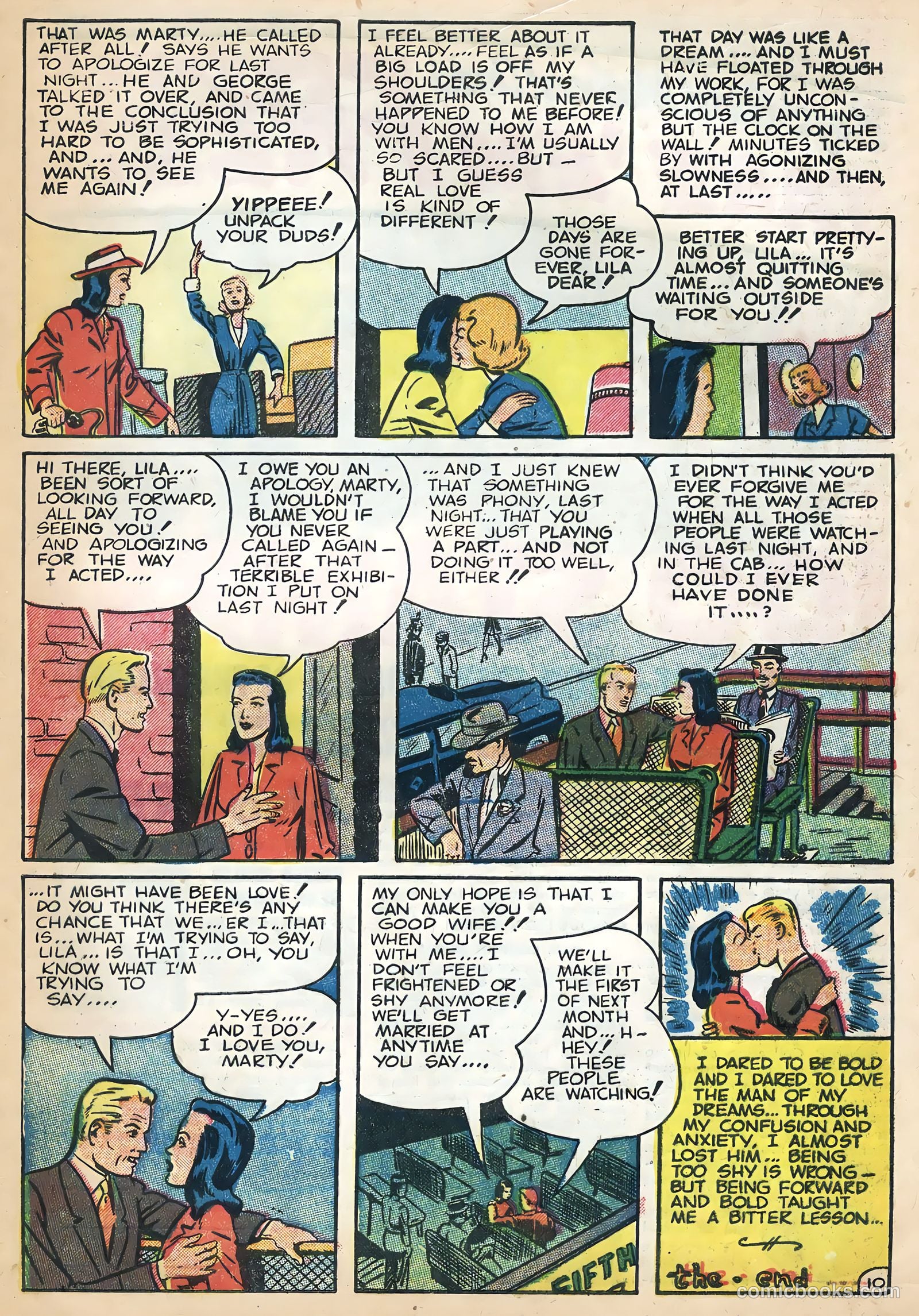 True Life Secrets #27 (1955) — page 33 of 36