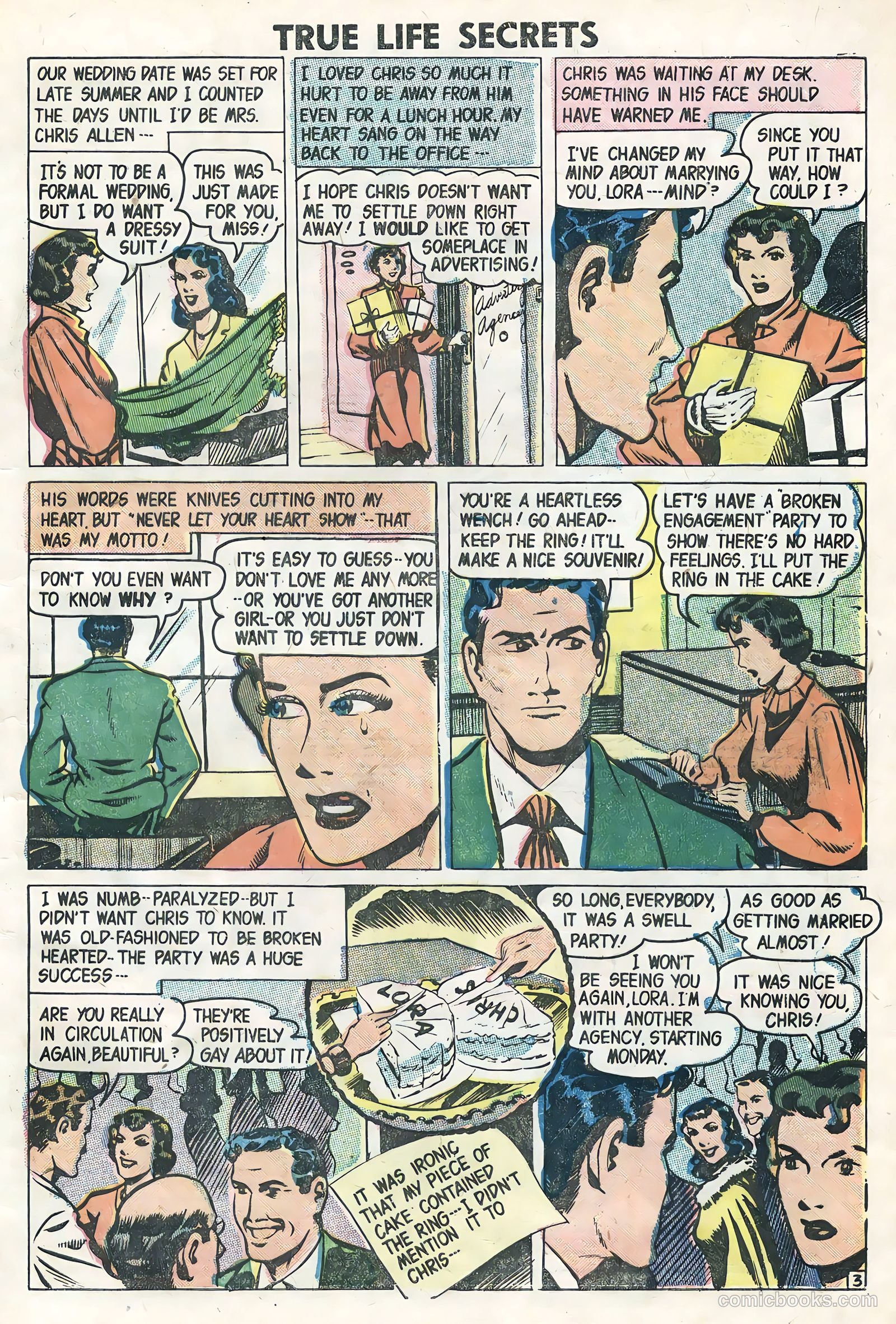 True Life Secrets #28 (1955) — page 5 of 36