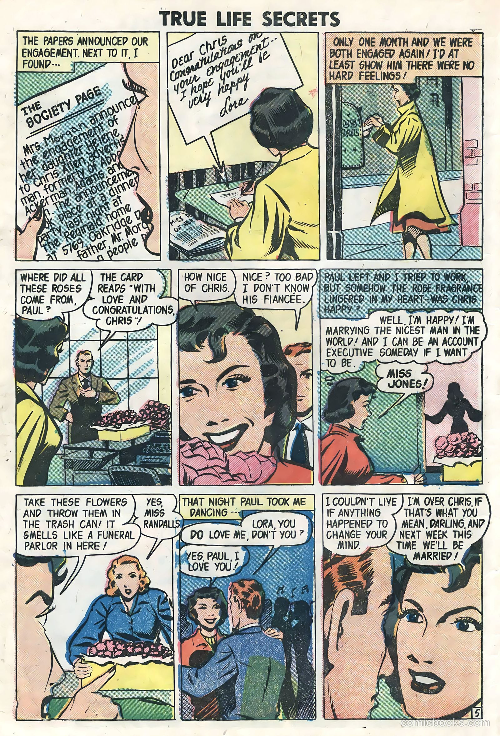 True Life Secrets #28 (1955) — page 8 of 36
