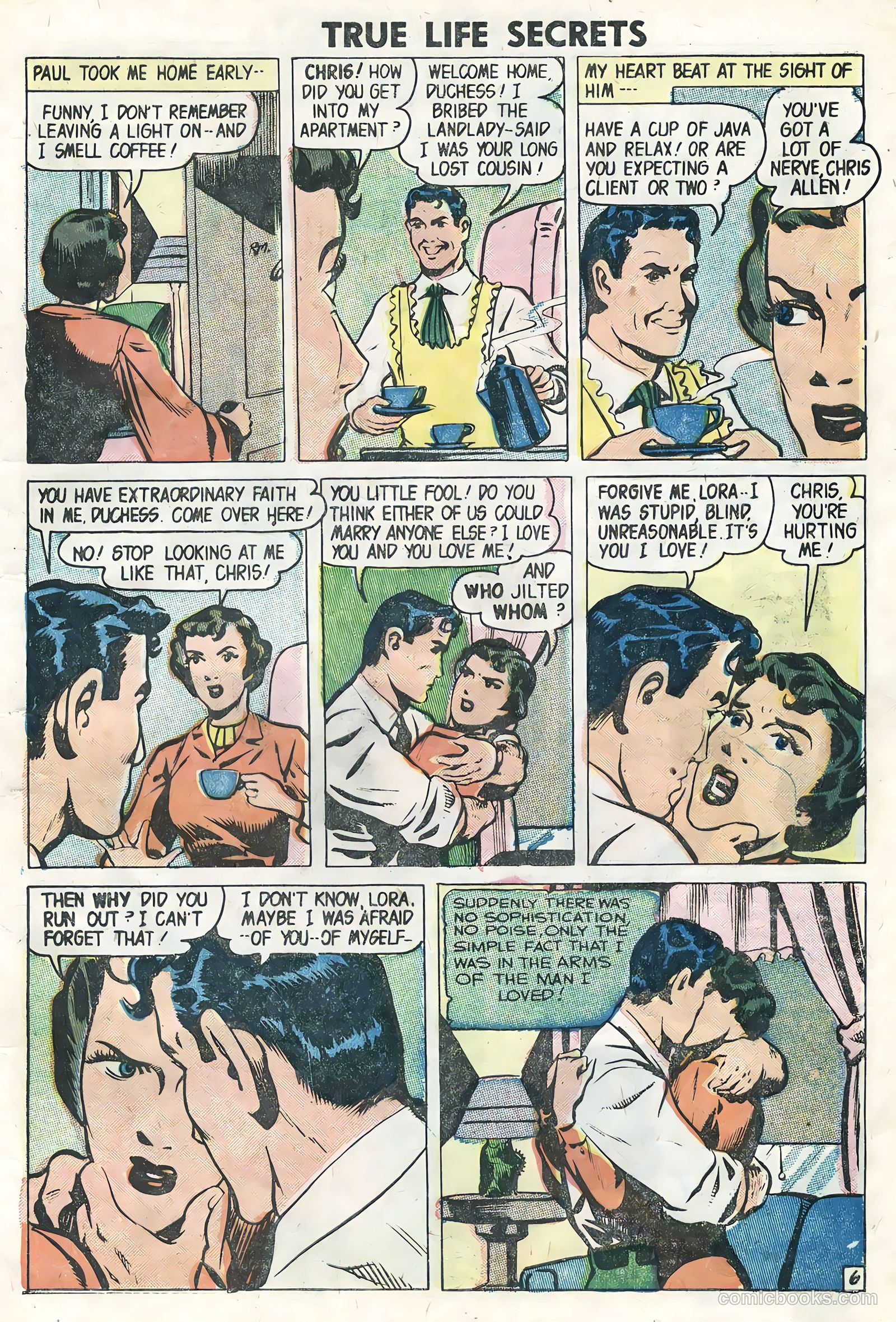 True Life Secrets #28 (1955) — page 9 of 36