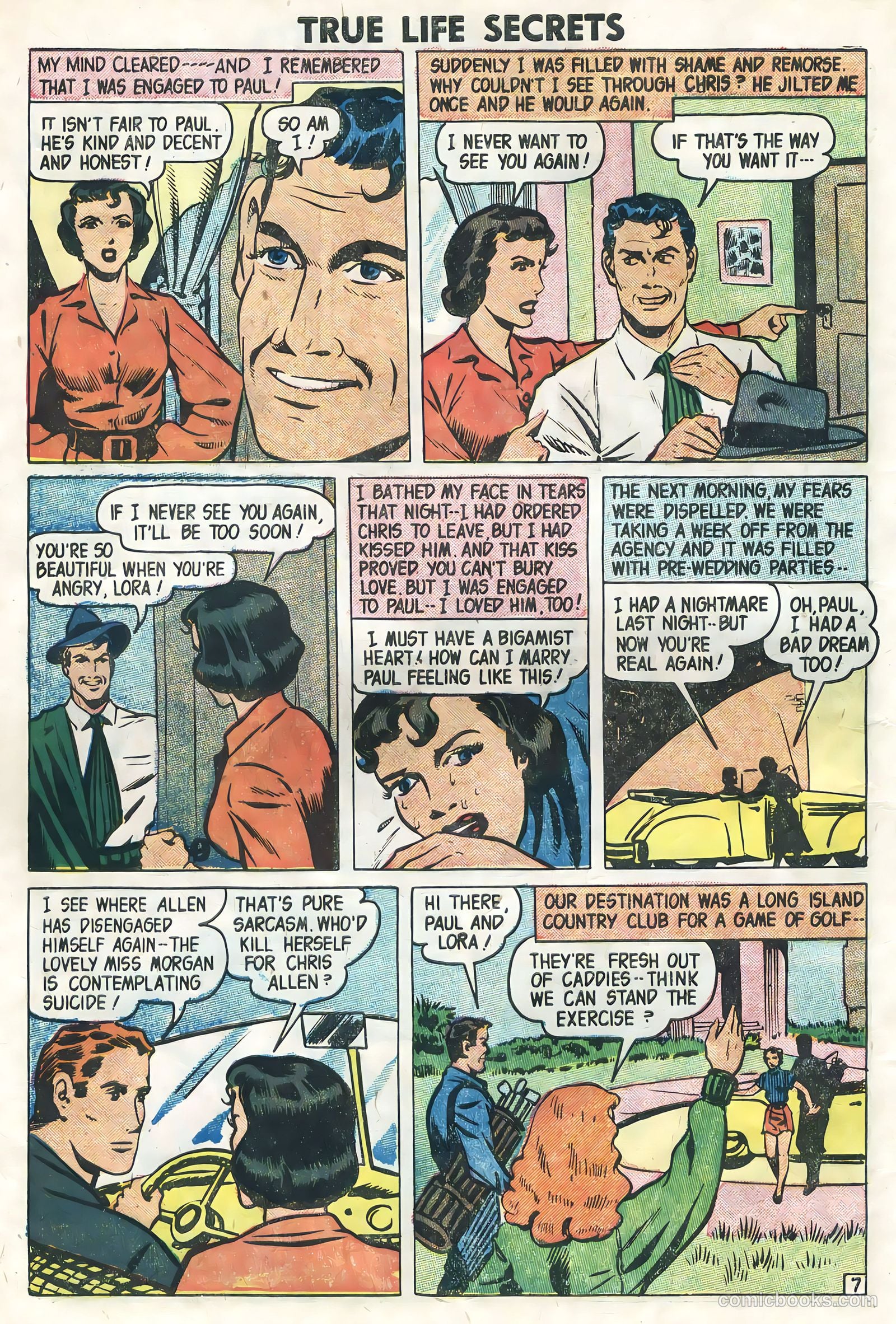True Life Secrets #28 (1955) — page 10 of 36