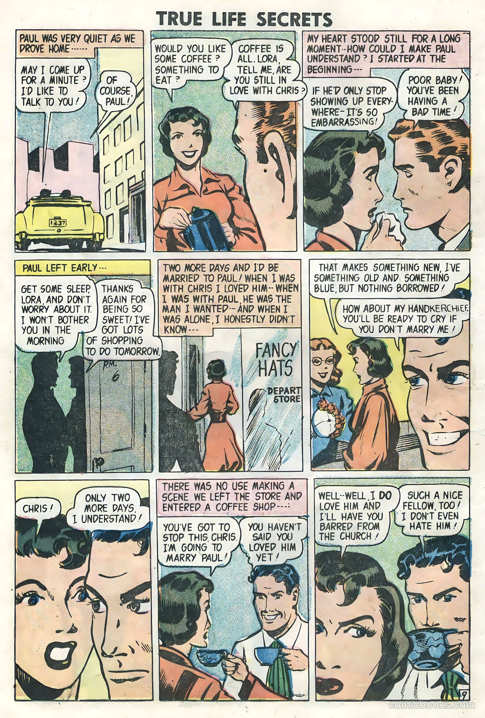 True Life Secrets #28 (1955) — page 12 of 36