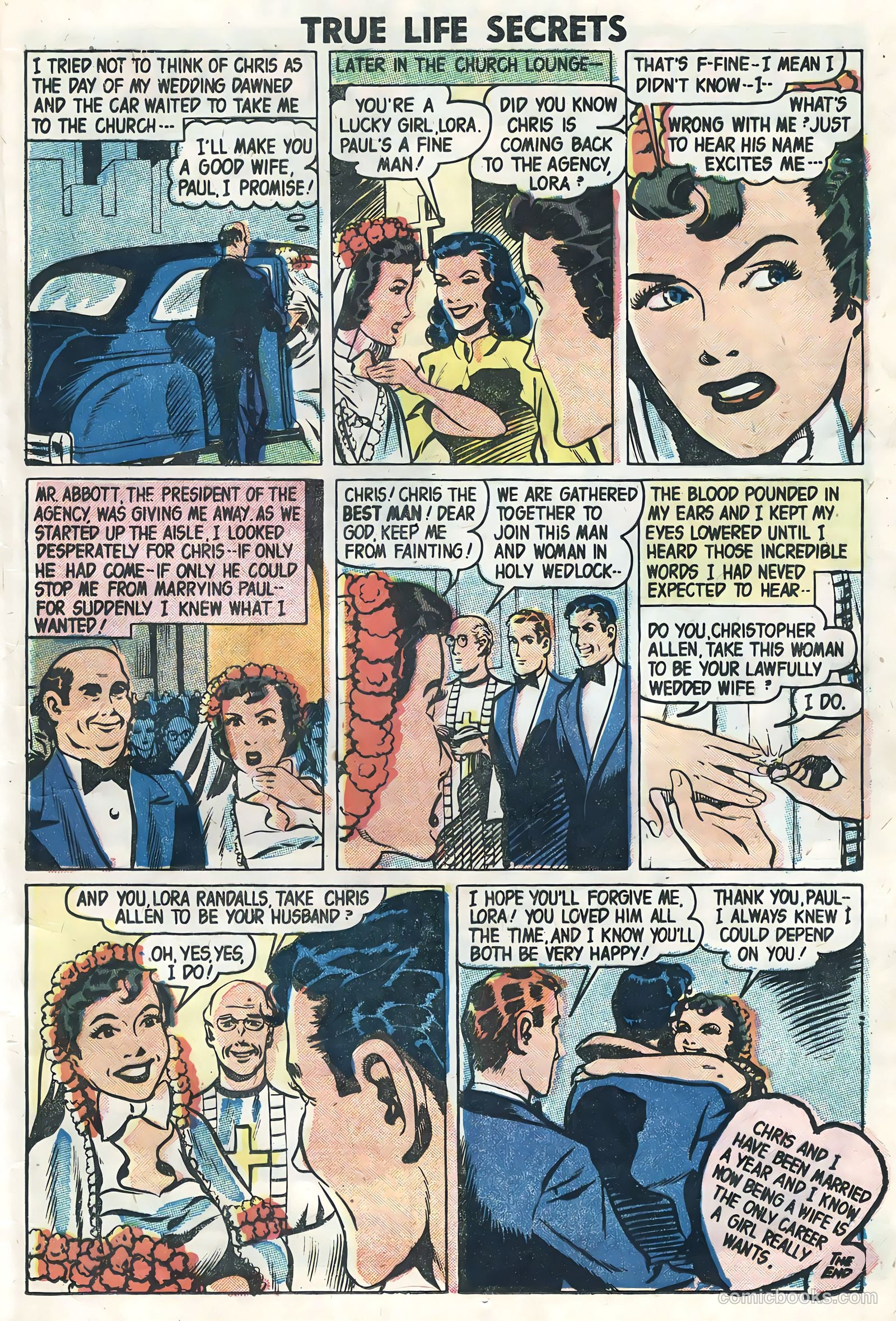 True Life Secrets #28 (1955) — page 13 of 36