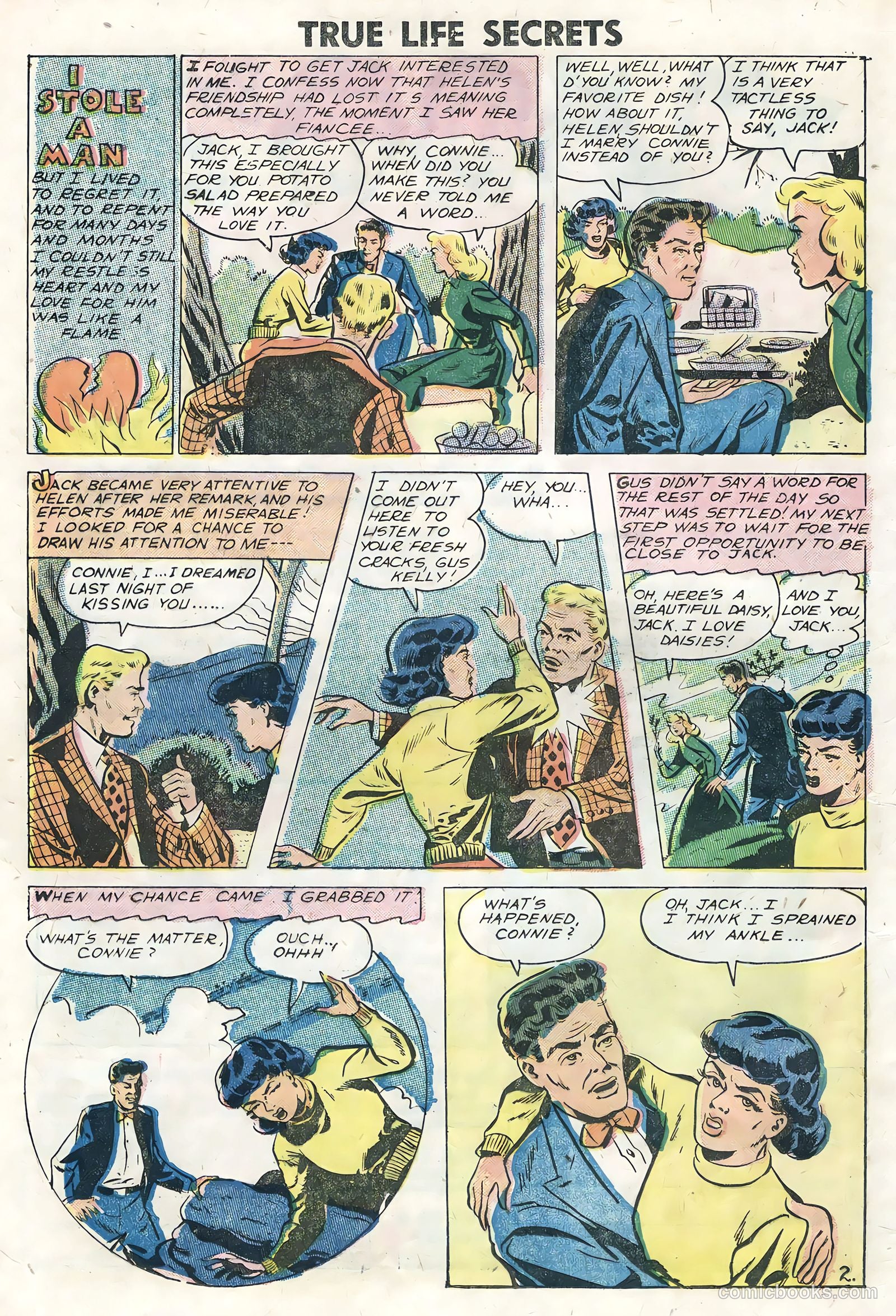 True Life Secrets #28 (1955) — page 16 of 36