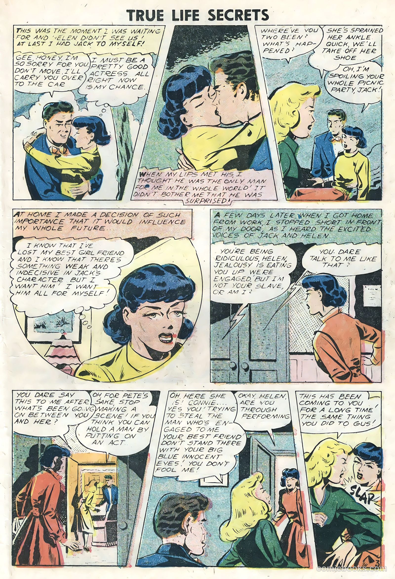 True Life Secrets #28 (1955) — page 17 of 36
