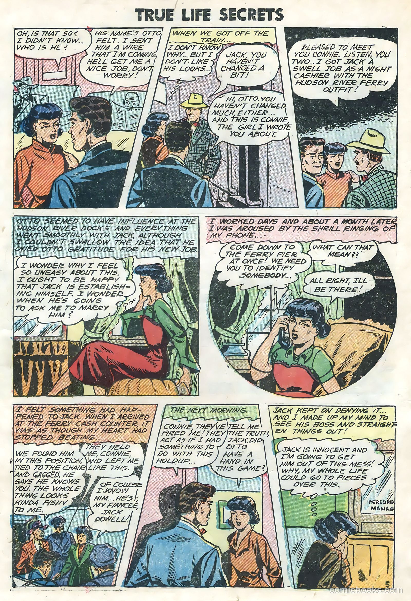 True Life Secrets #28 (1955) — page 19 of 36