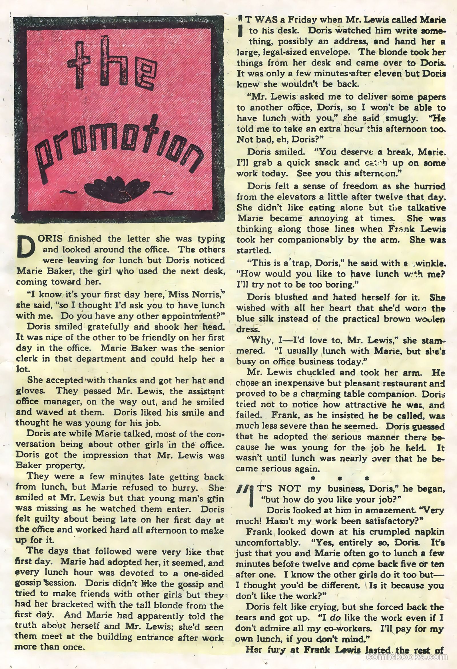 True Life Secrets #28 (1955) — page 23 of 36