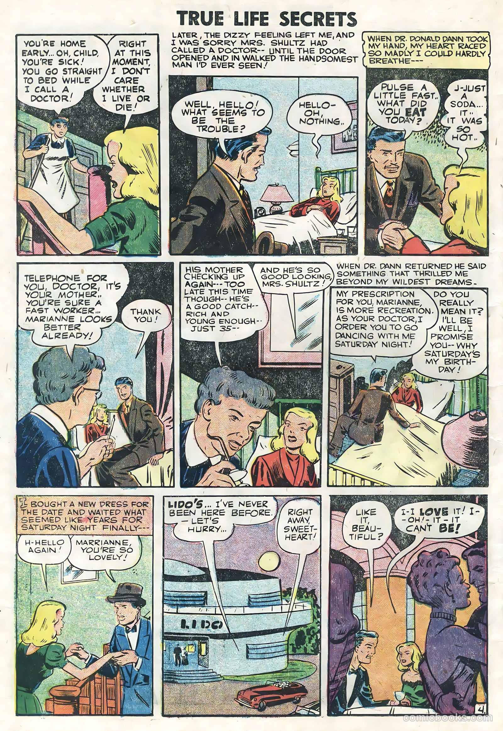 True Life Secrets #28 (1955) — page 26 of 36