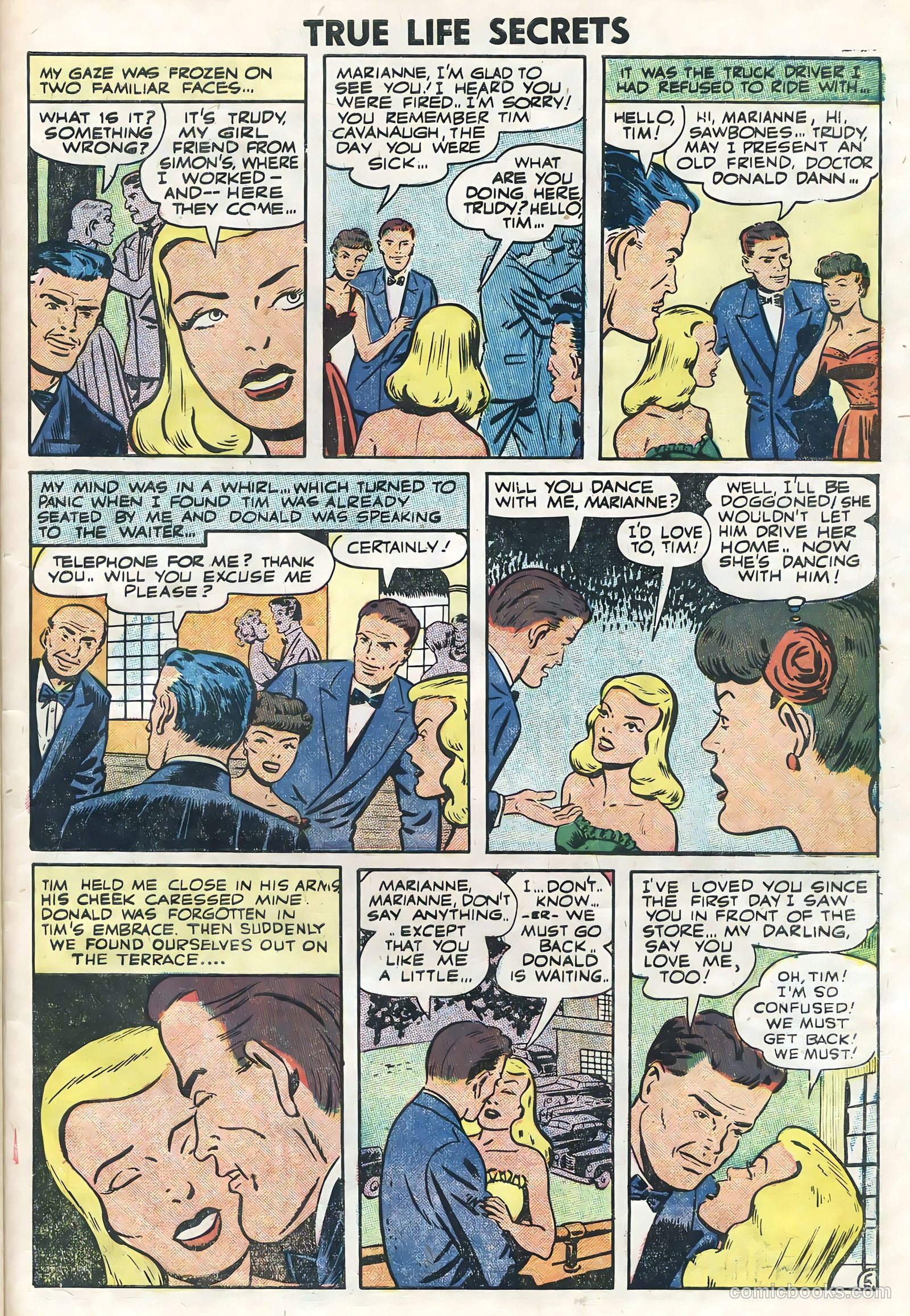 True Life Secrets #28 (1955) — page 27 of 36