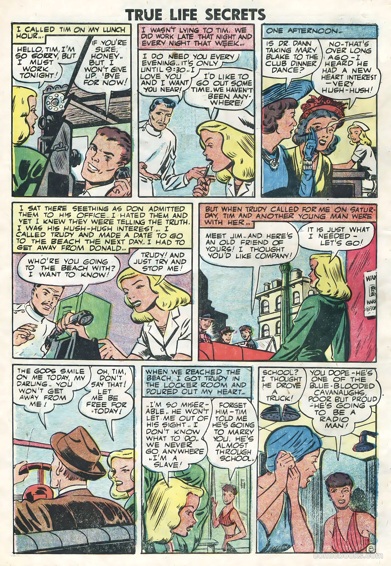 True Life Secrets #28 (1955) — page 30 of 36
